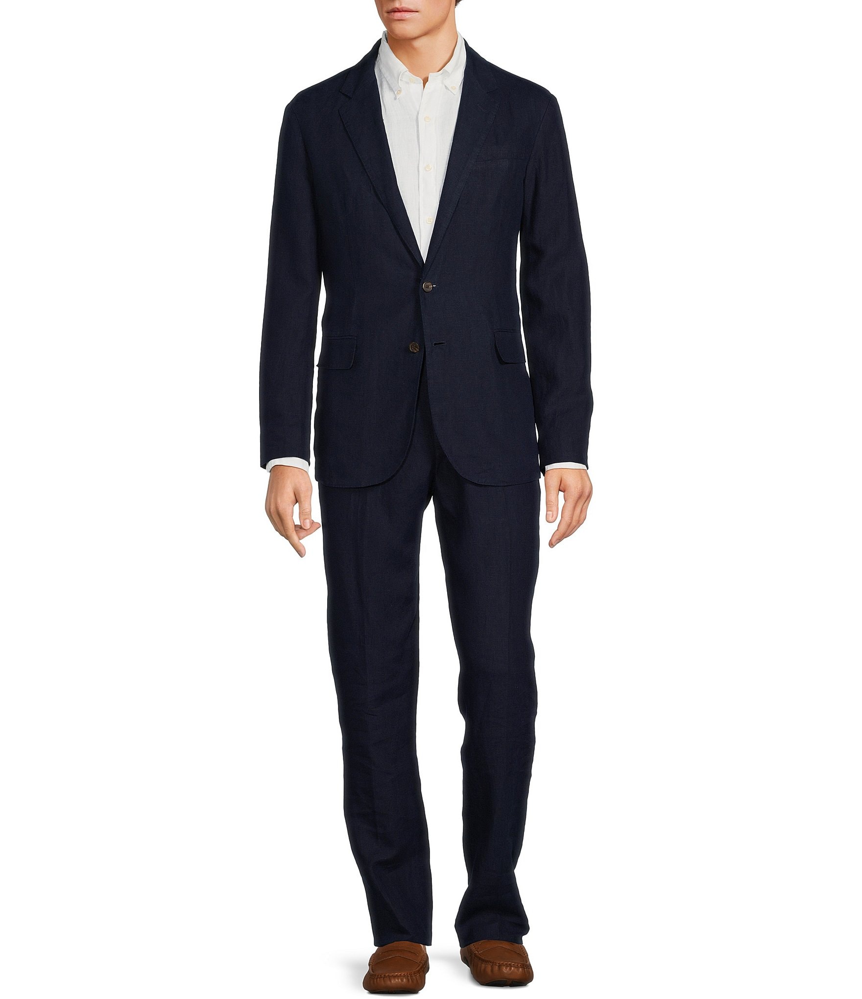 Polo Ralph Lauren Modern Fit Flat Front Linen Blend 2-Piece Suit