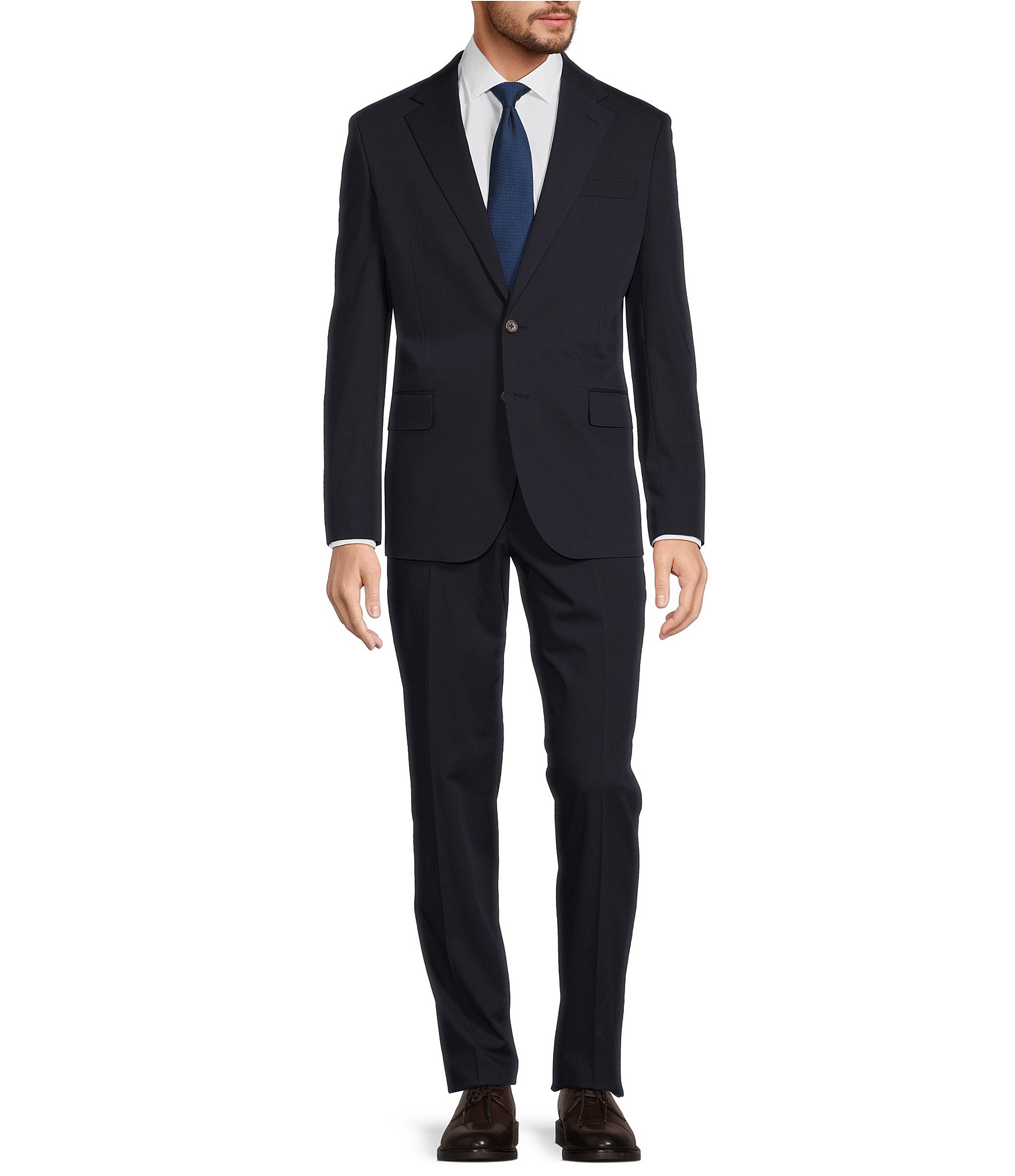 Polo Ralph Lauren Performance Modern Fit Flat Front Solid Twill 2-Piece Suit