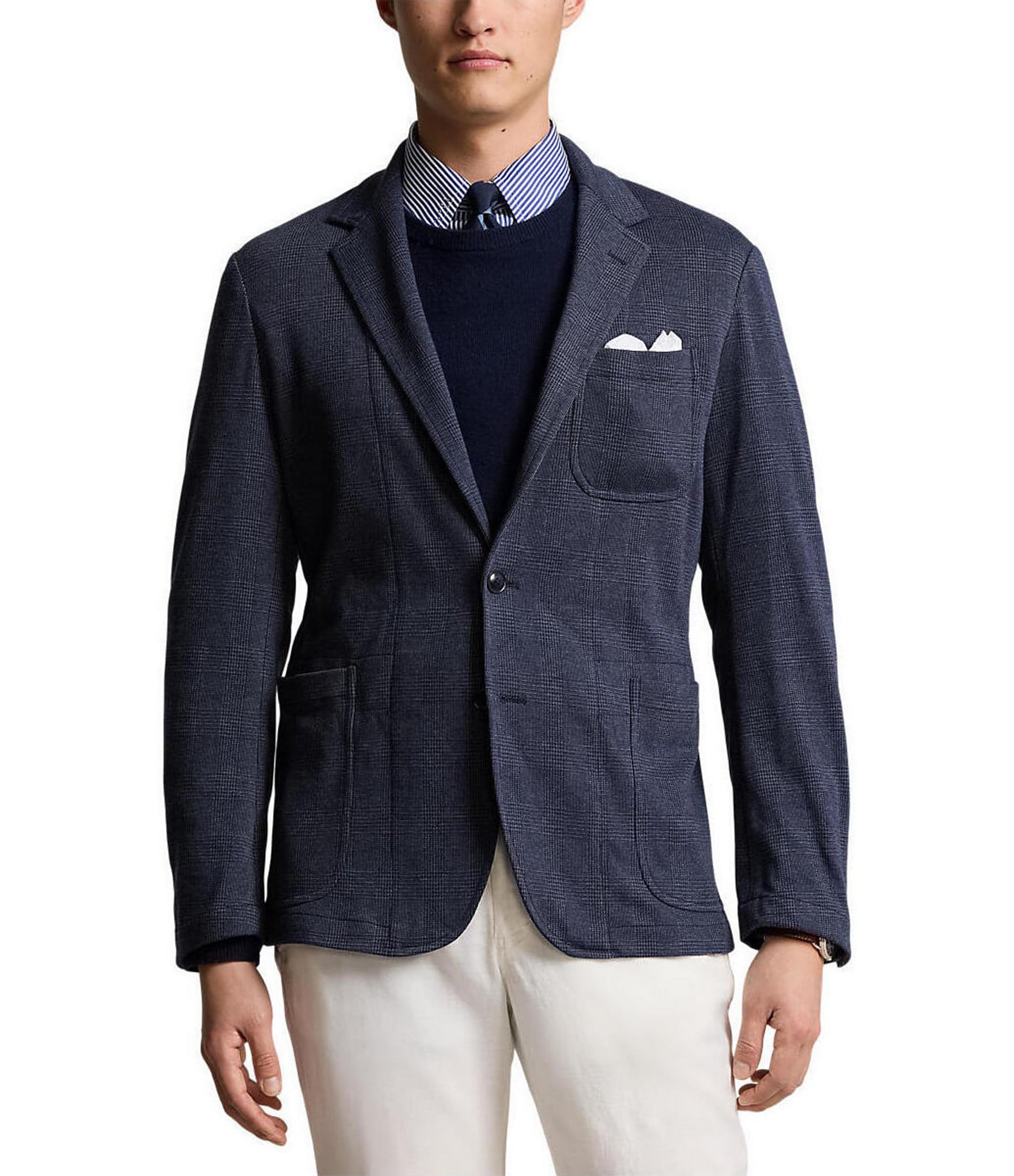 Polo Ralph Lauren Modern Fit Plaid Stretch Blazer | Dillard's