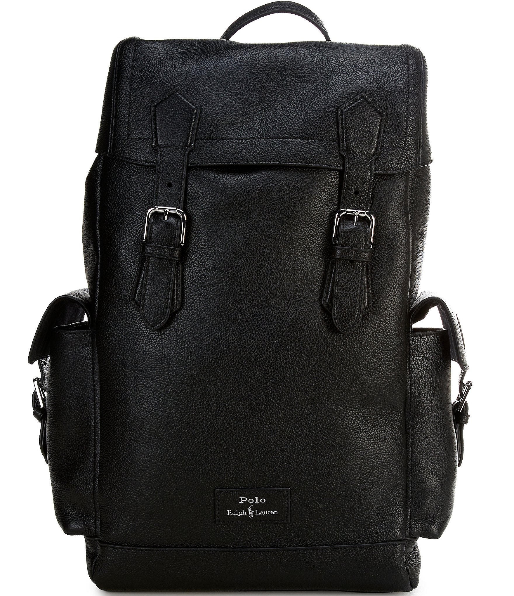 Polo Ralph Lauren Pebbled Leather Backpack