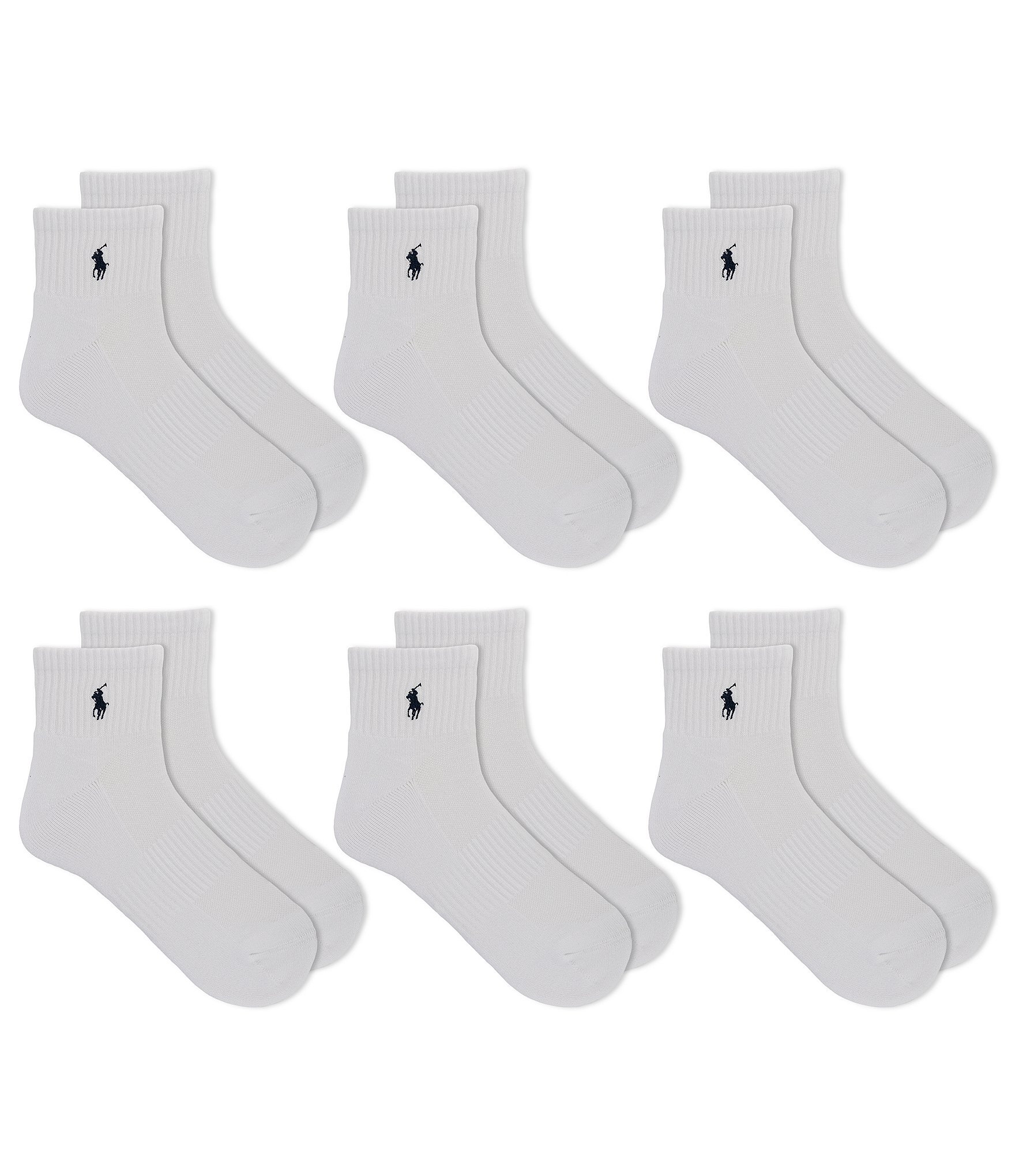 White polo 2025 socks crew