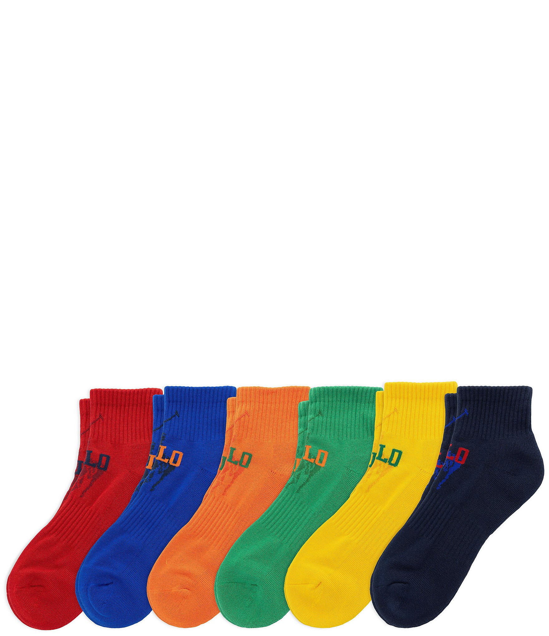Polo Ralph Lauren Polo Crest Quater Socks 6-Pack