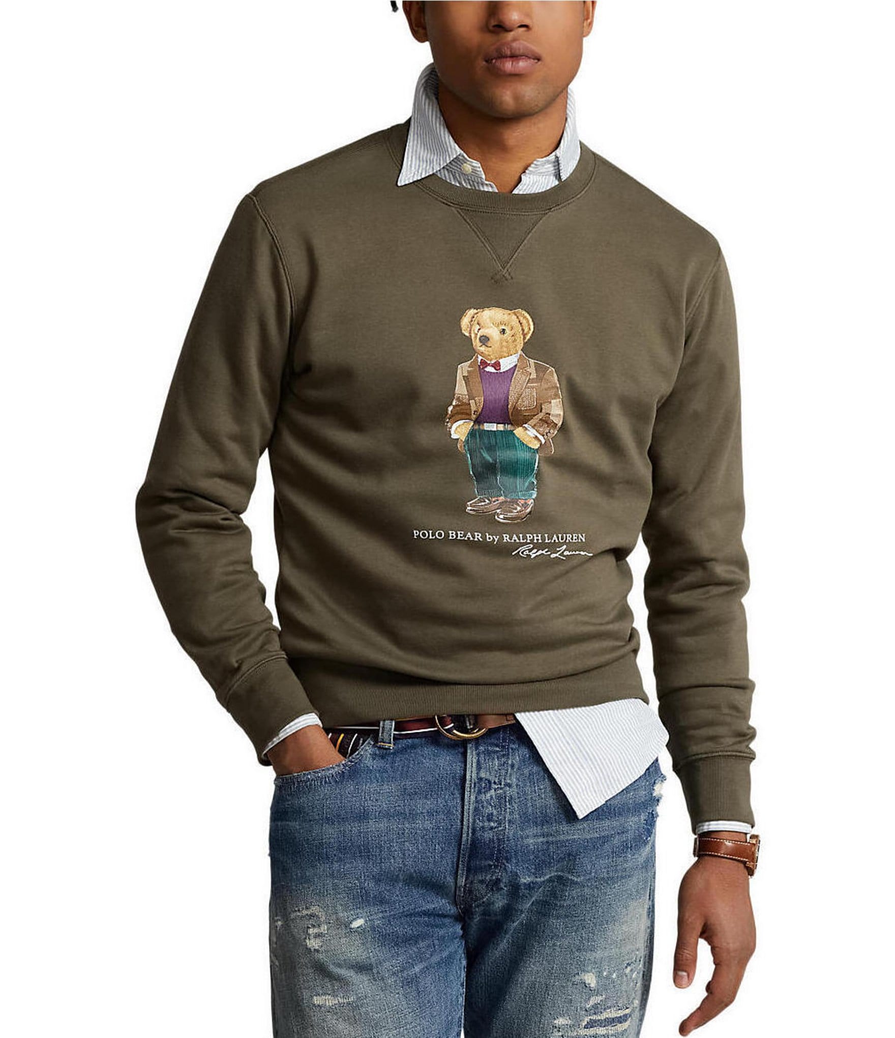 Polo Ralph Lauren Polo Heritage Bear Fleece Sweatshirt | Dillard's