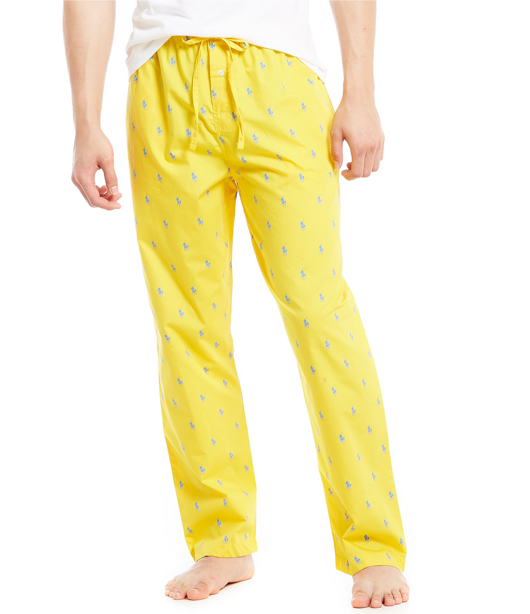 Polo Ralph Lauren Pony-Print Woven Pajama Pants | Dillards