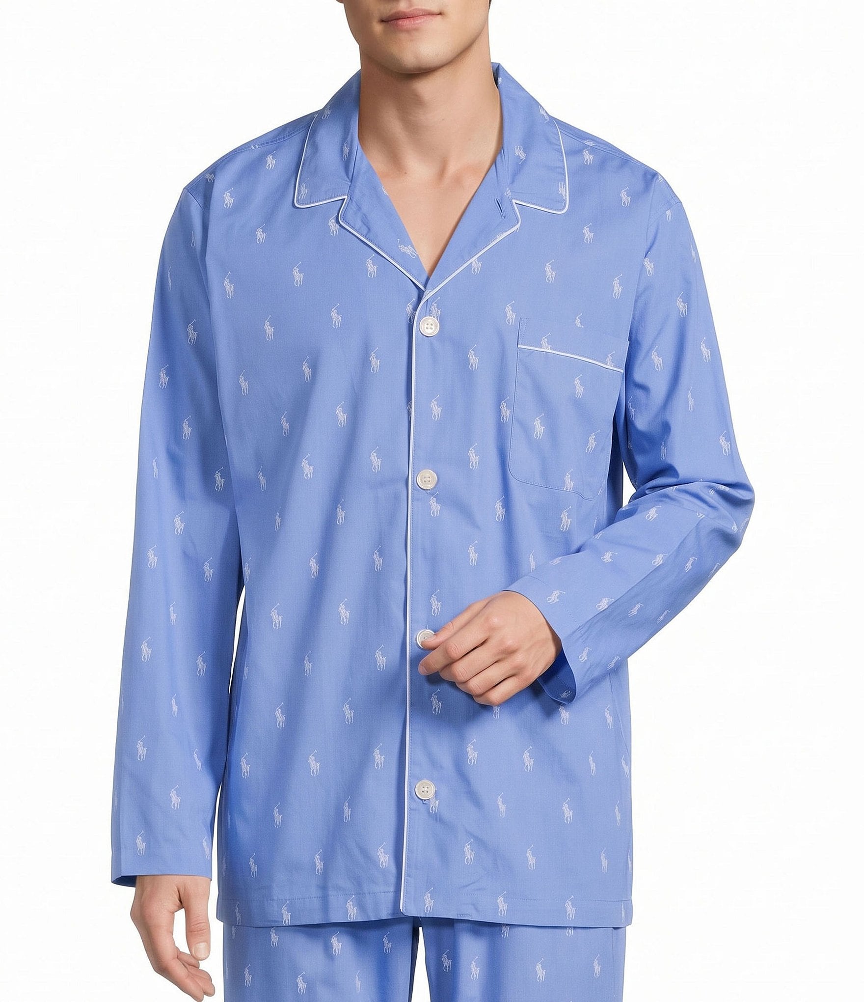 Polo Ralph Lauren Printed Woven Pajama Top