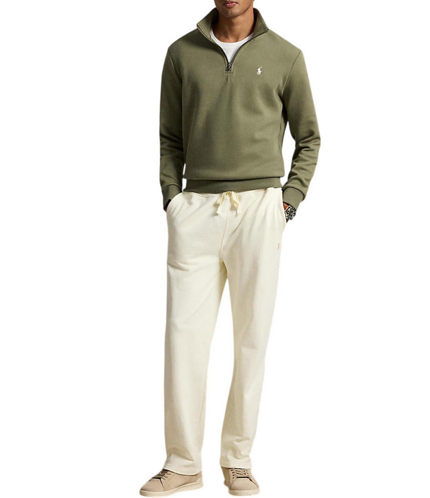 Polo Ralph Lauren Quarter Zip Double Knit Pullover