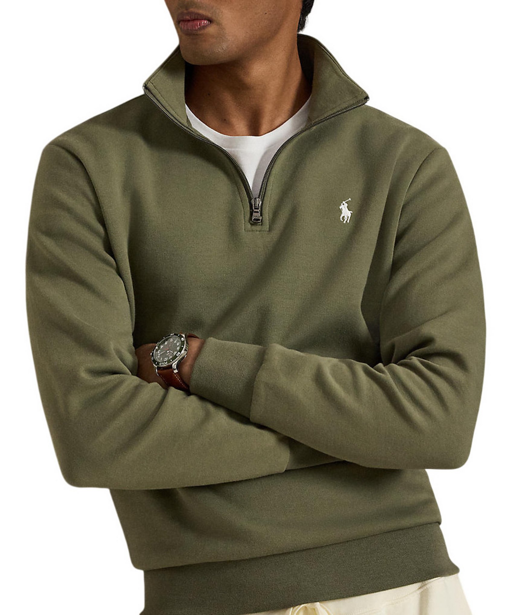 Polo Ralph Lauren Quarter Zip Double Knit Pullover