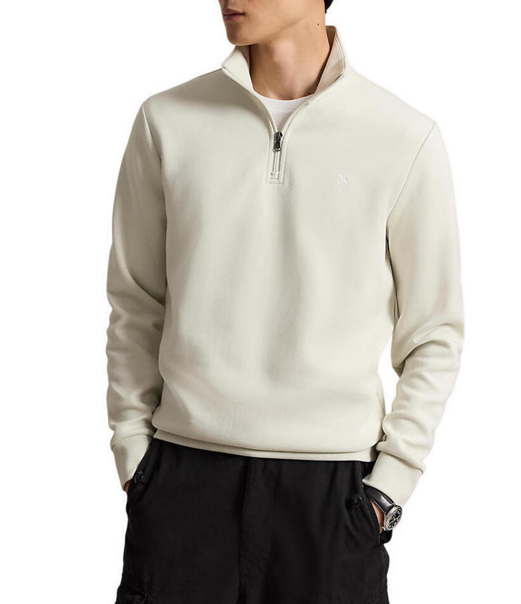 Polo Ralph Lauren Quarter Zip Double Knit Pullover