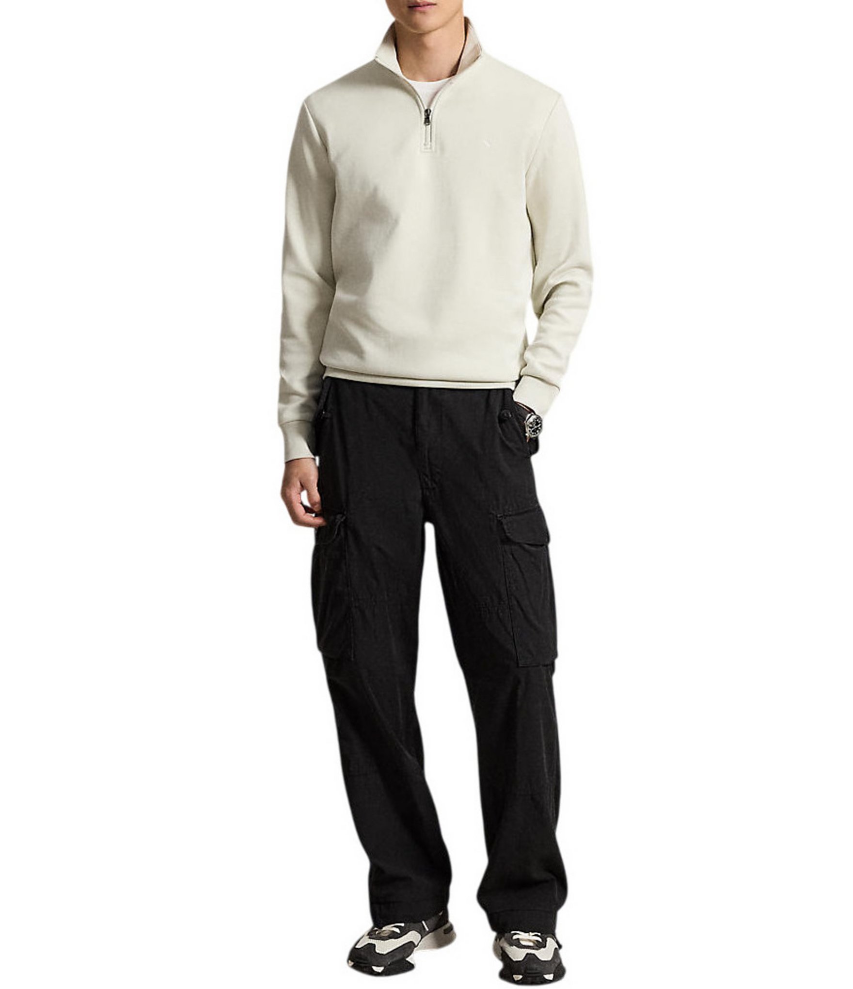 Polo Ralph Lauren Quarter Zip Double Knit Pullover