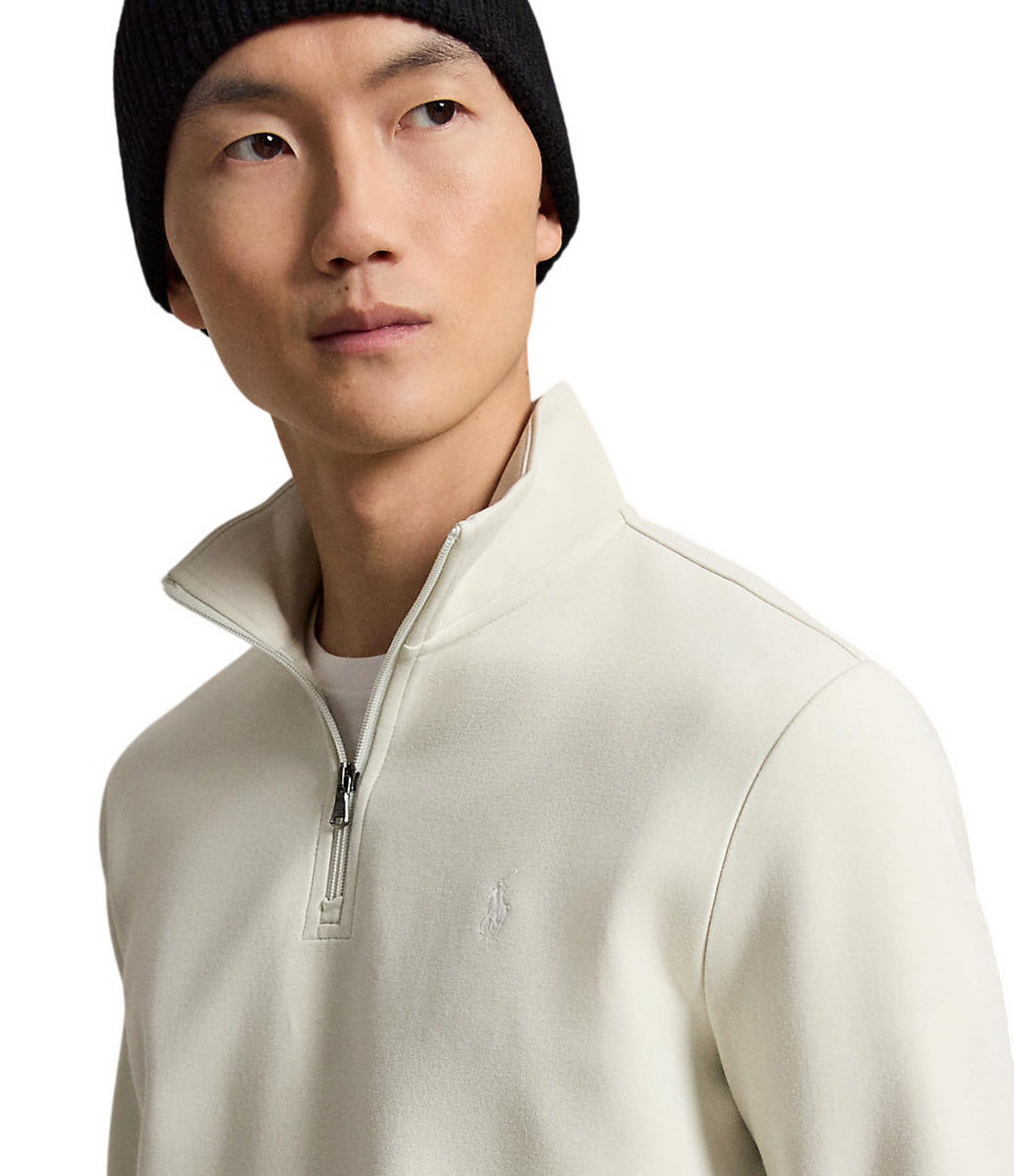 Polo Ralph Lauren Quarter Zip Double Knit Pullover