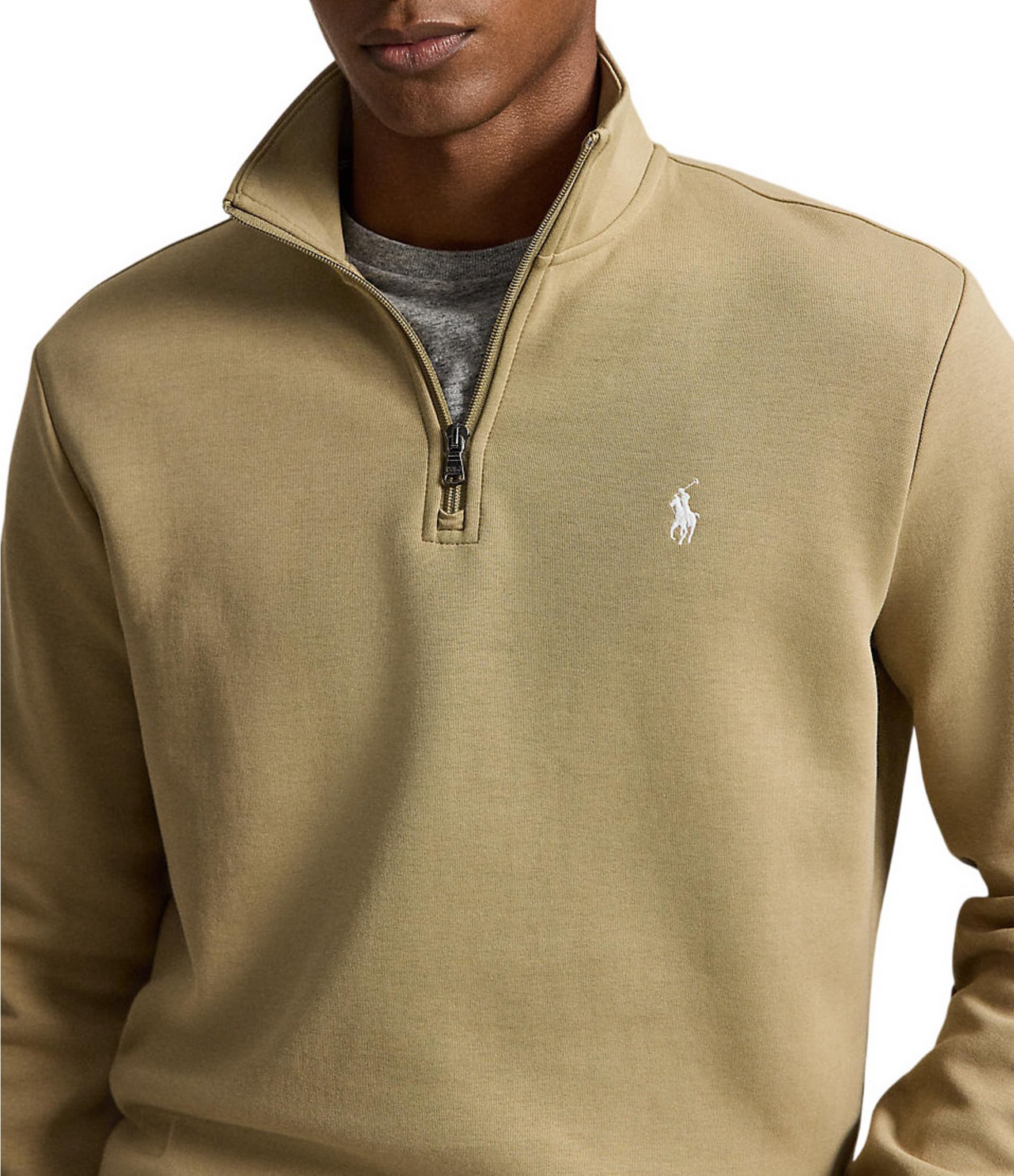 Polo Ralph Lauren Quarter Zip Double Knit Pullover