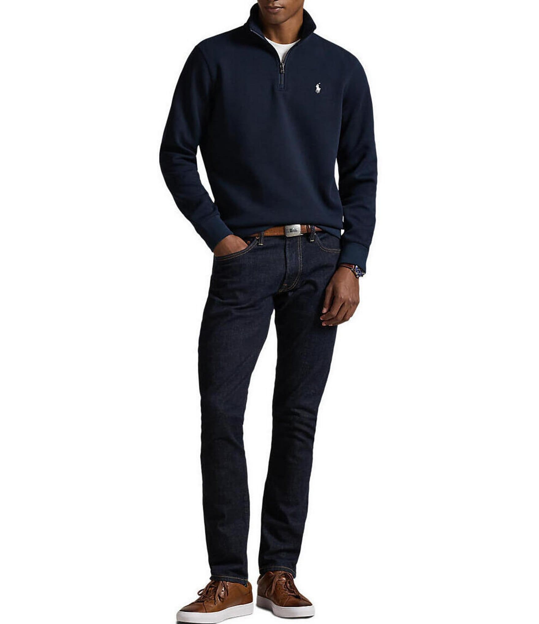 Polo Ralph Lauren Quarter Zip Double Knit Pullover