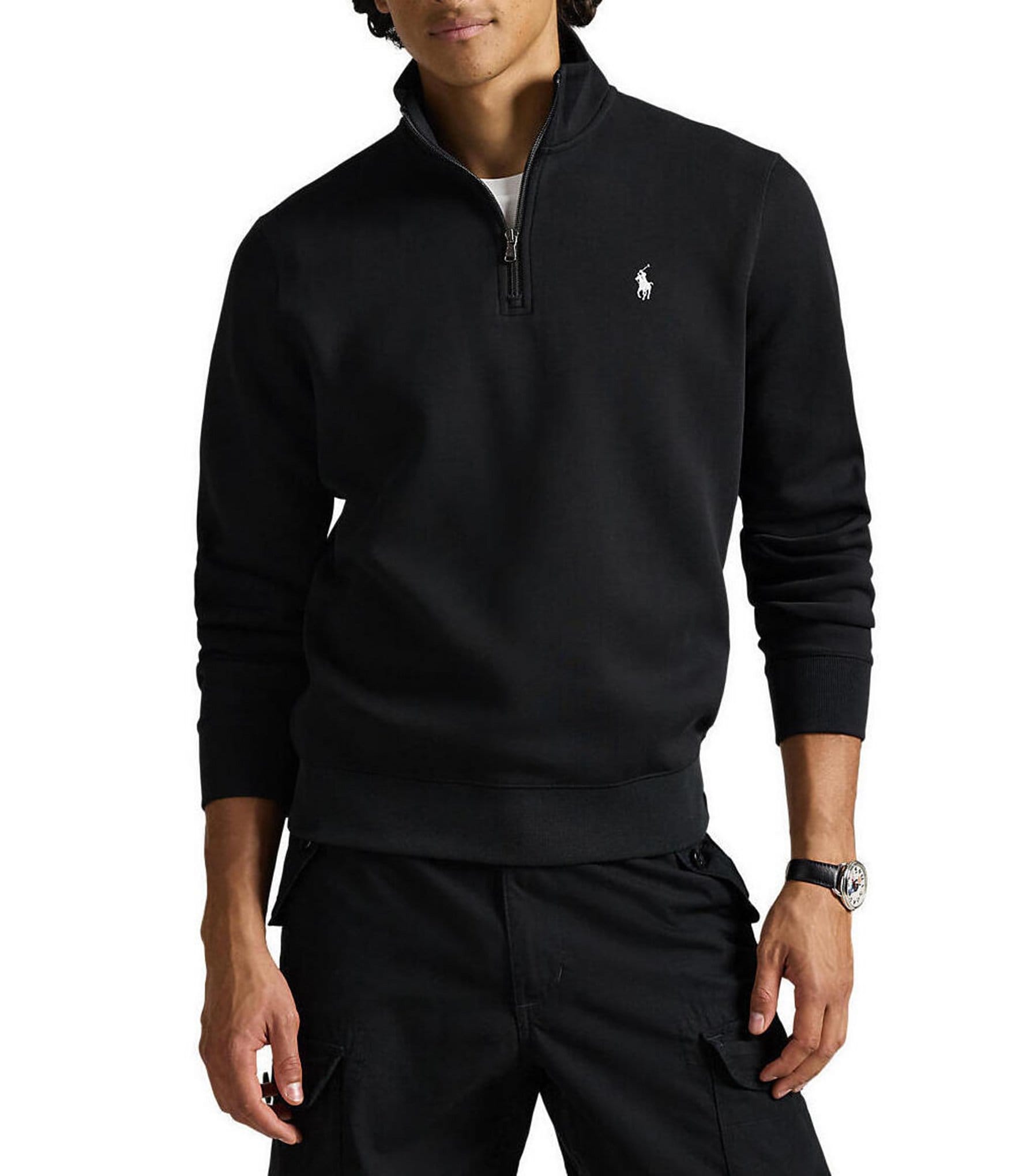 Polo Ralph Lauren Quarter Zip Double Knit Pullover