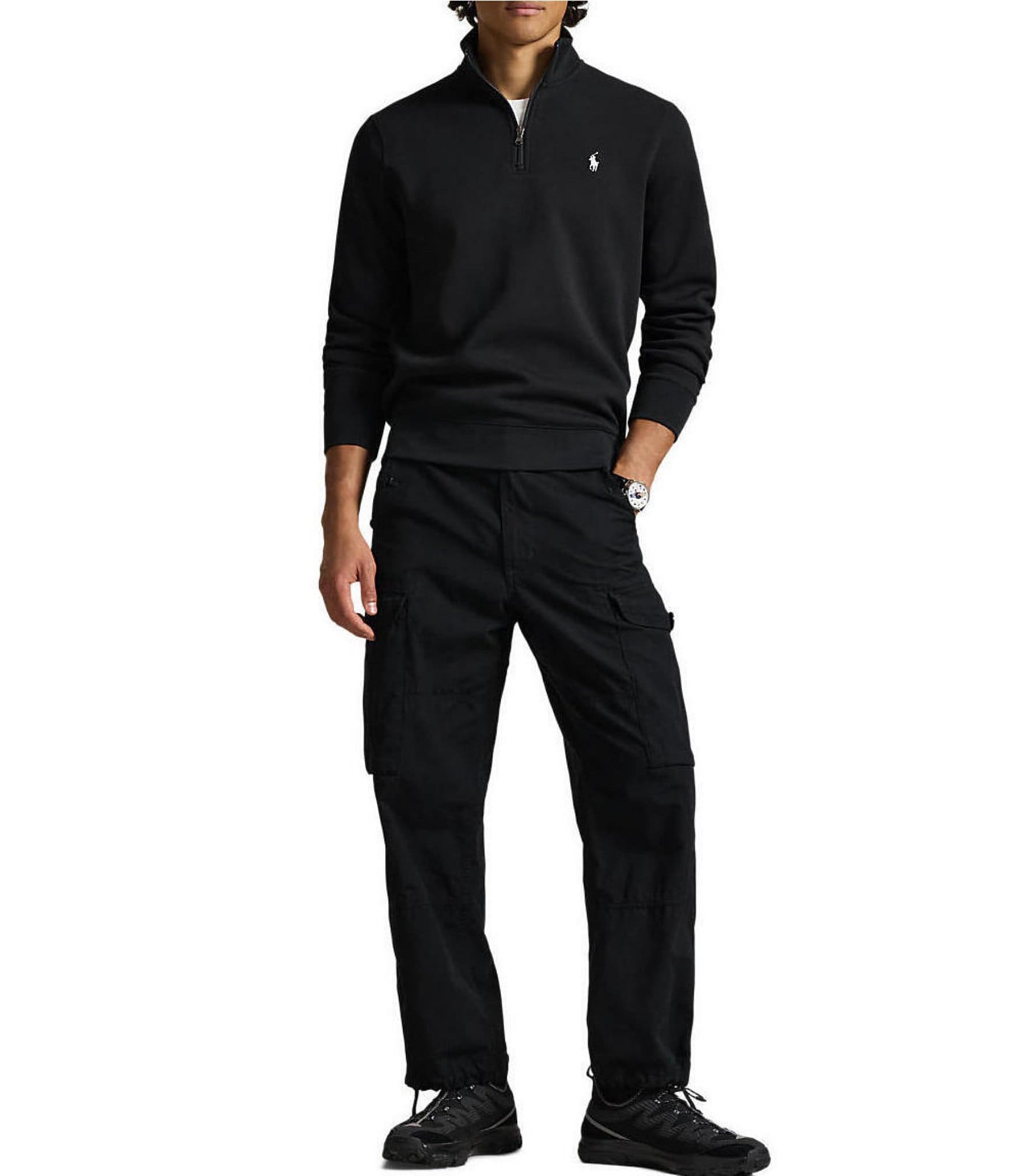 Polo Ralph Lauren Quarter Zip Double Knit Pullover