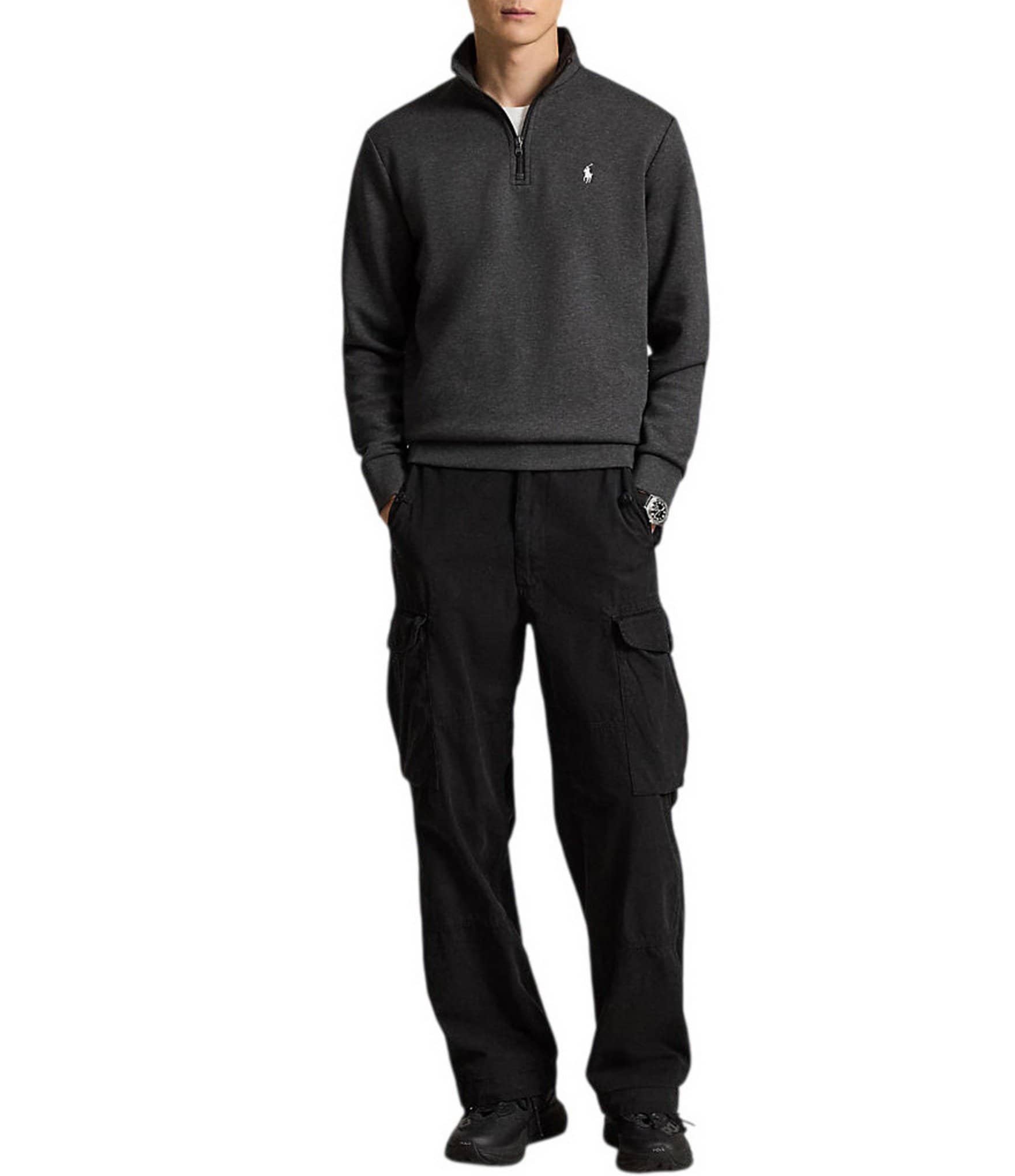 Polo Ralph Lauren Quarter Zip Double Knit Pullover