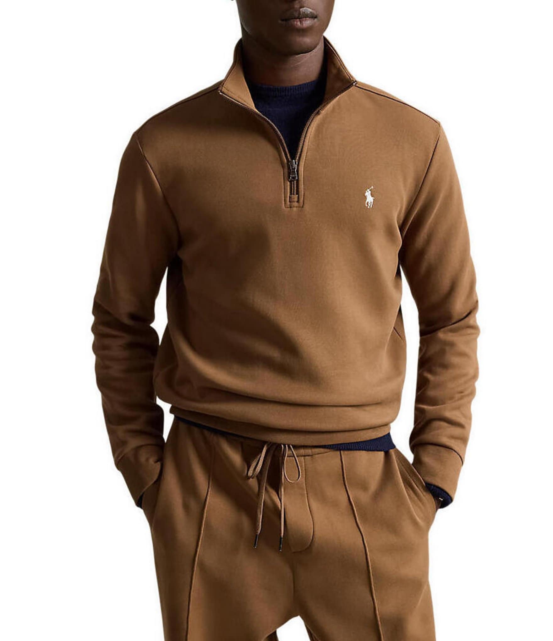Polo Ralph Lauren Quarter Zip Double Knit Pullover
