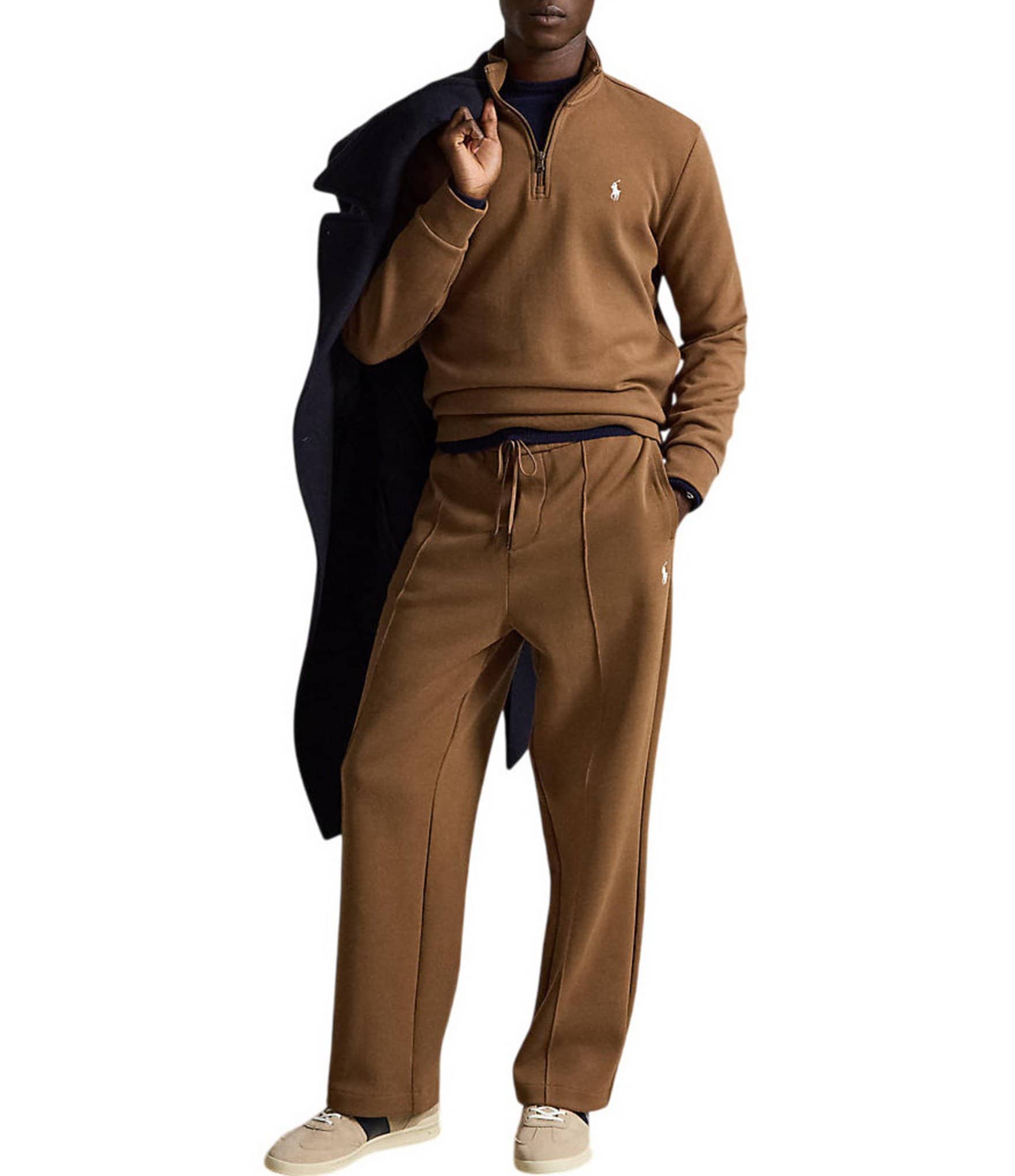 Polo Ralph Lauren Quarter Zip Double Knit Pullover