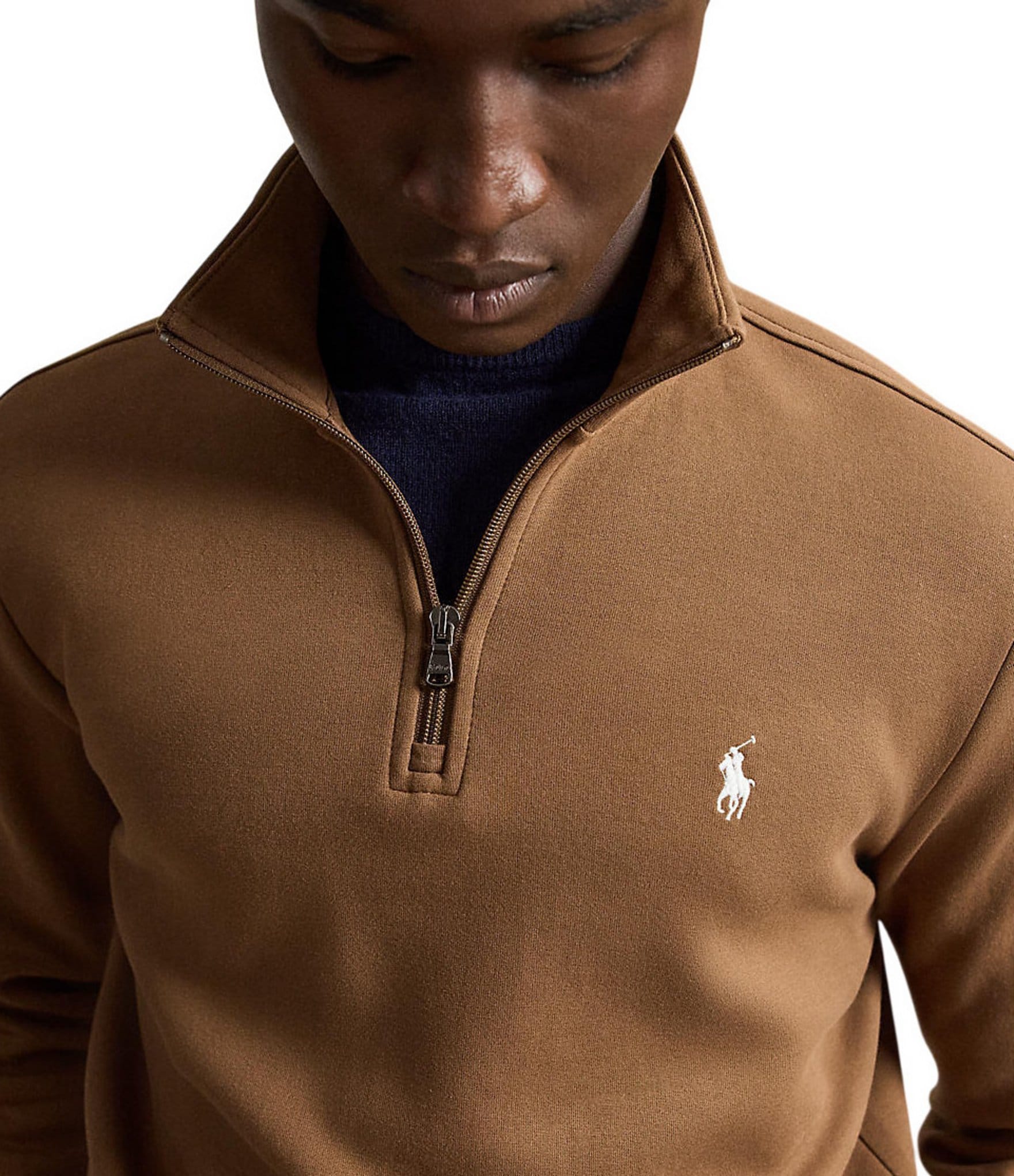Polo Ralph Lauren Quarter Zip Double Knit Pullover