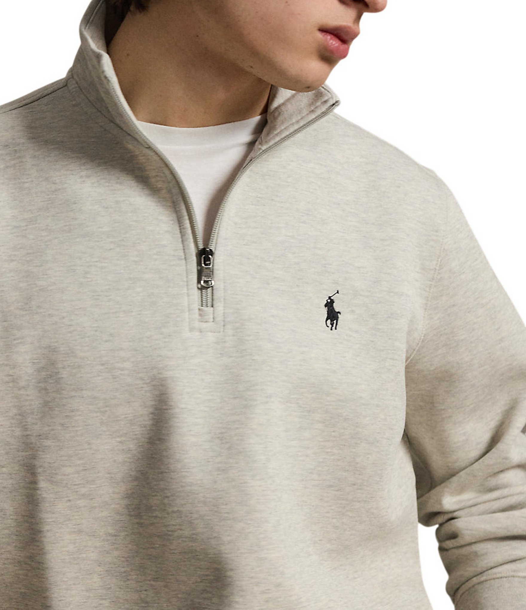 Polo Ralph Lauren Quarter Zip Double Knit Pullover
