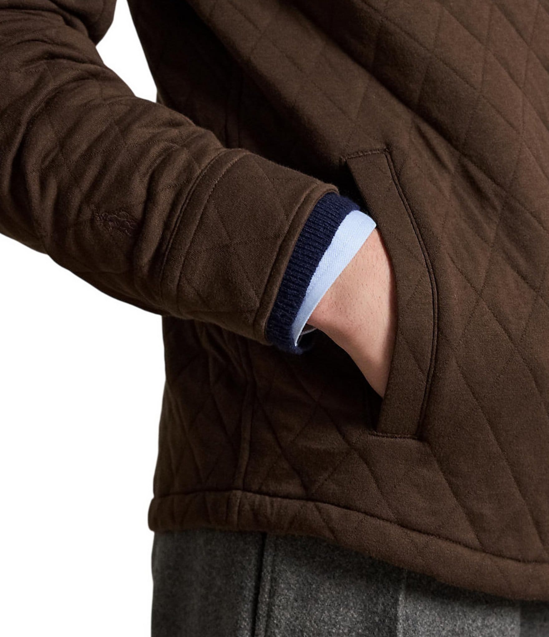 Polo Ralph Lauren Quilted Double-Knit Jersey Overshirt