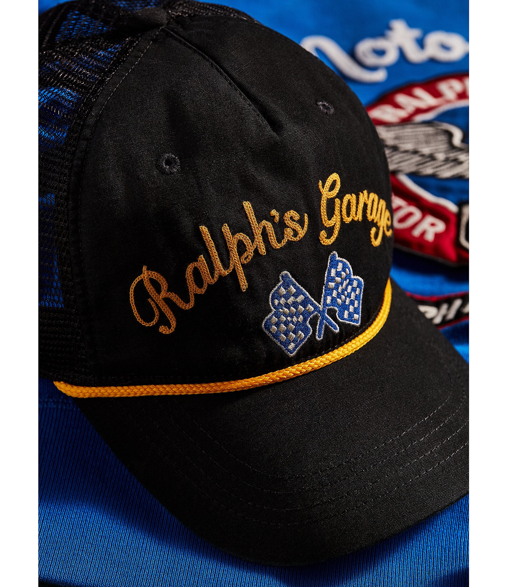 Polo Ralph Lauren Ralph's Garage Canvas Racing Trucker Cap