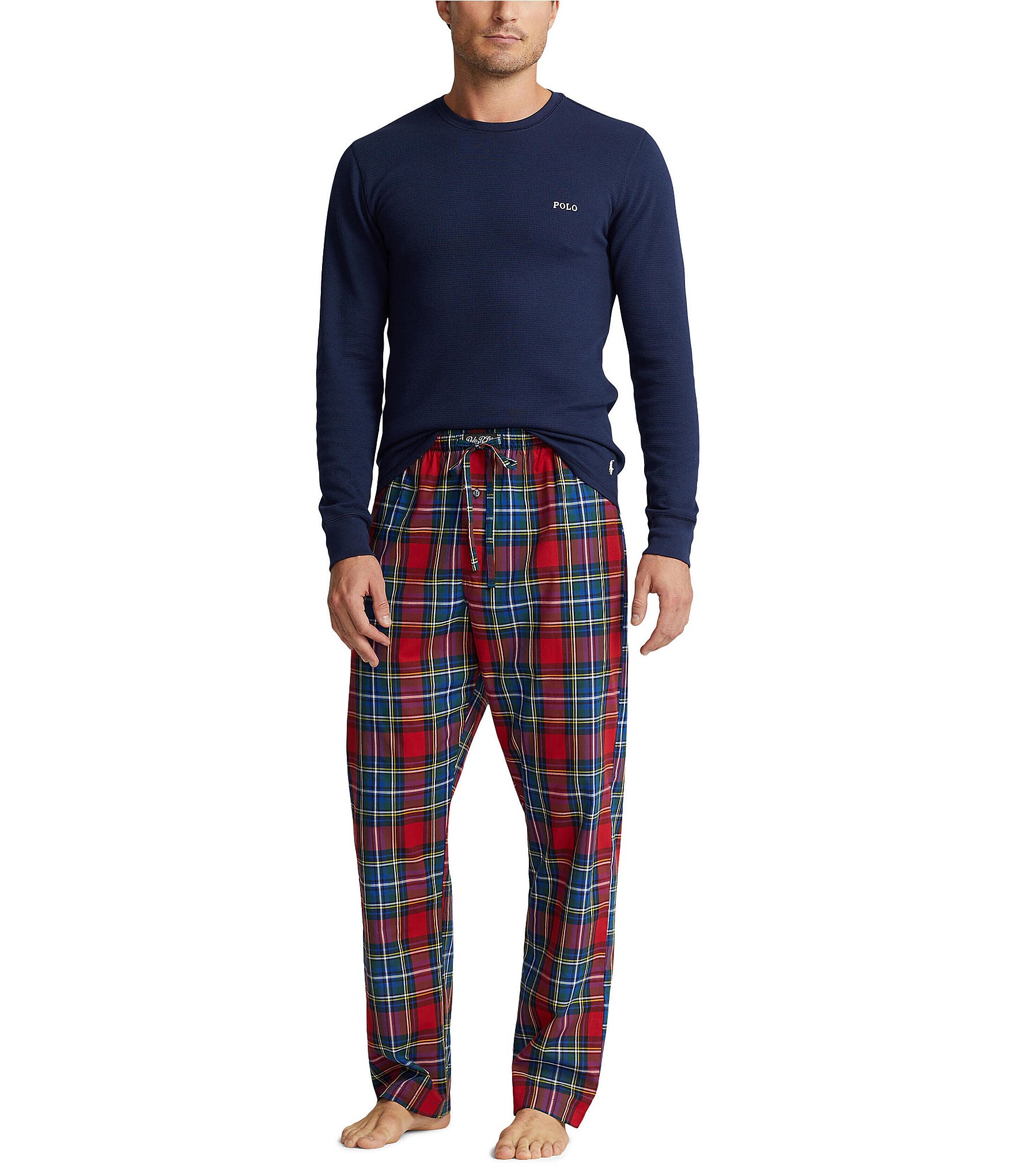 Polo Ralph Lauren Relaxed-Fit Bistro Plaid Pajama Pants | Dillard's