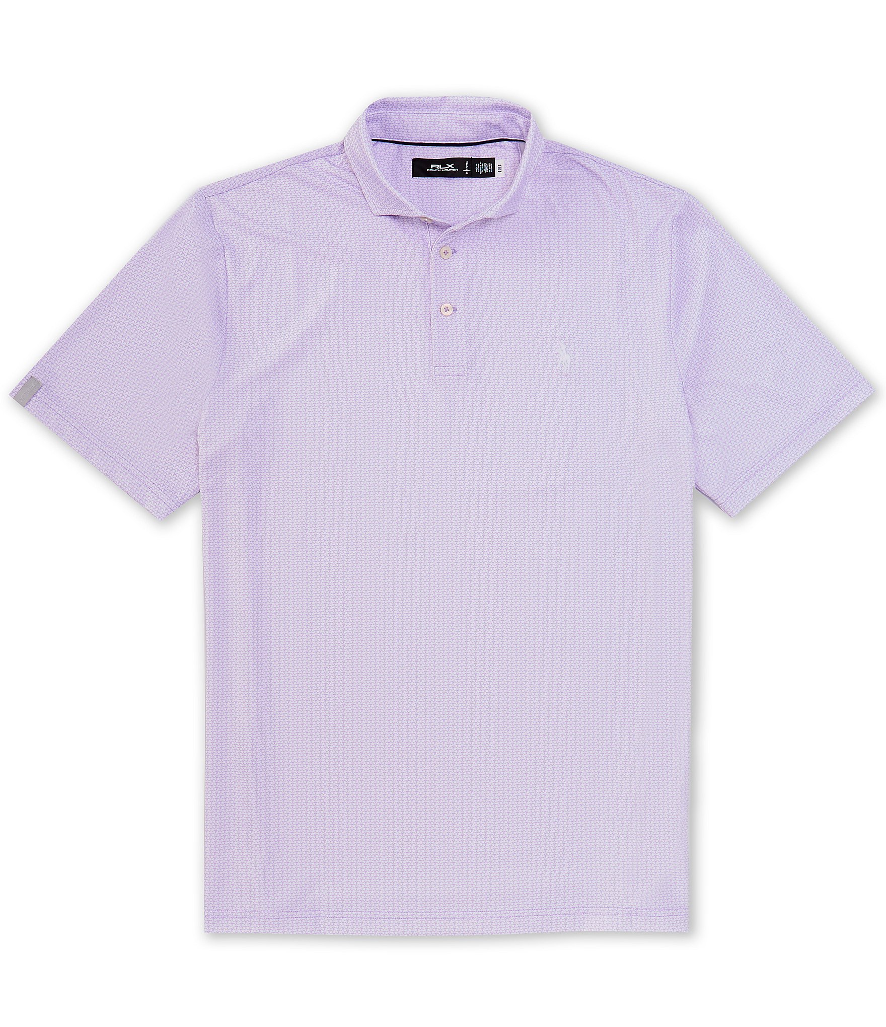 Polo Ralph Lauren RLX Golf Classic Fit Performance Stretch Micro Floral Print Short Sleeve Polo Shirt - L