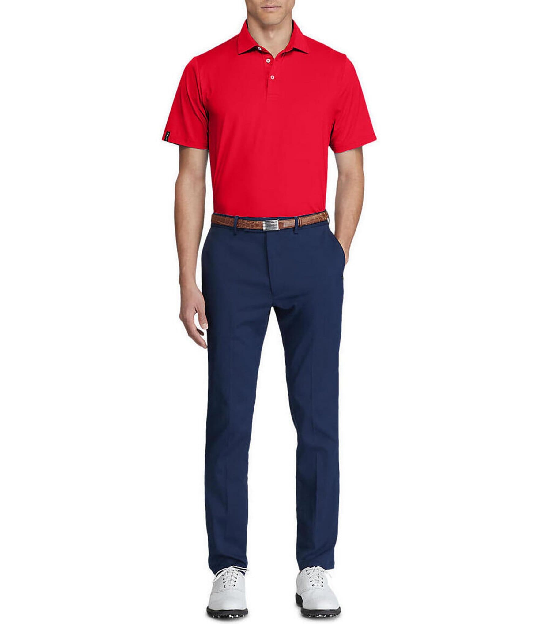 Polo Ralph Lauren RLX Golf Classic-Fit Solid Performance Stretch Short-Sleeve Polo Shirt