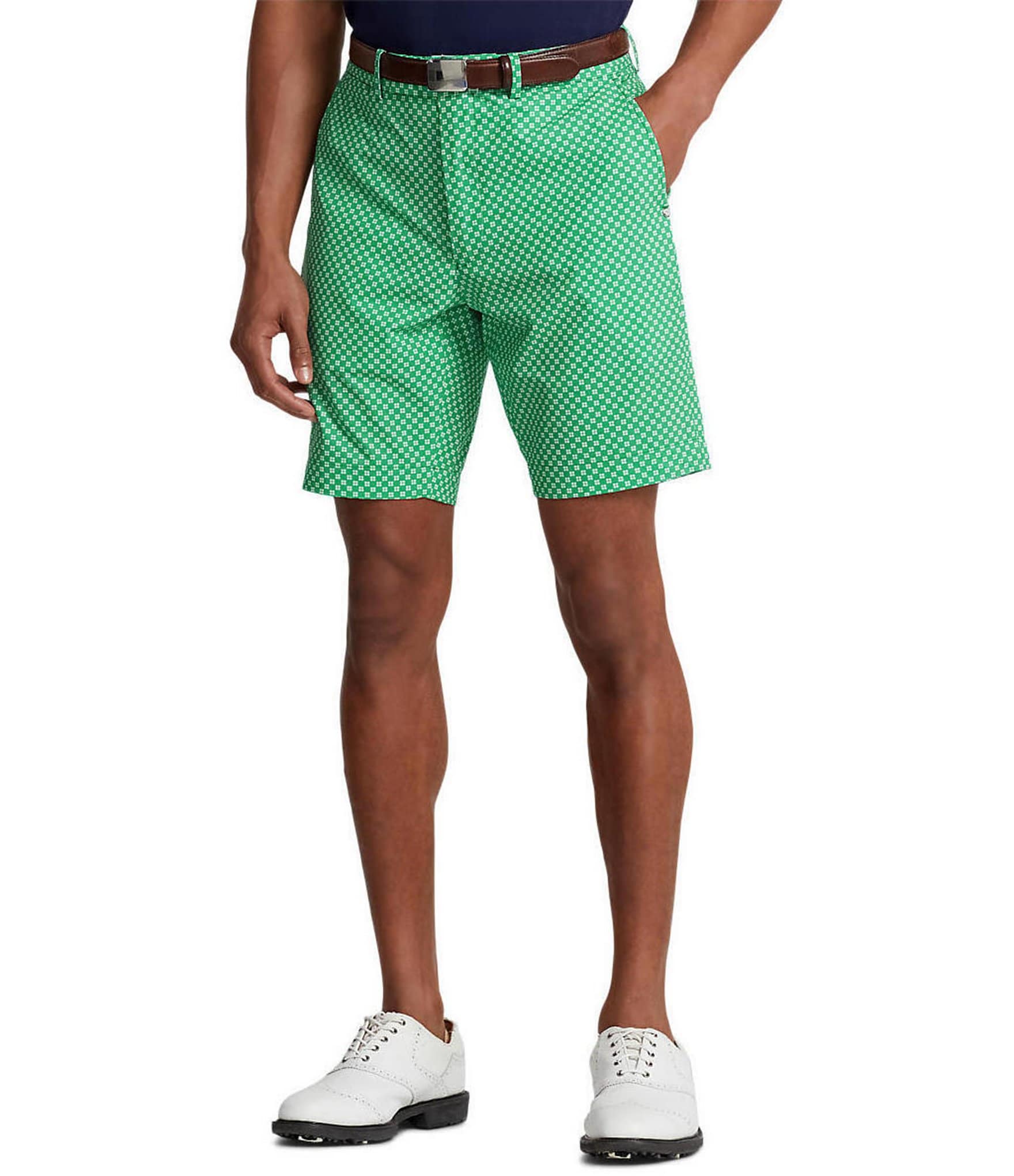 RLX Ralph Lauren Men's Golf Shorts Size 32 Flat Front Yellow/Green Camo ...