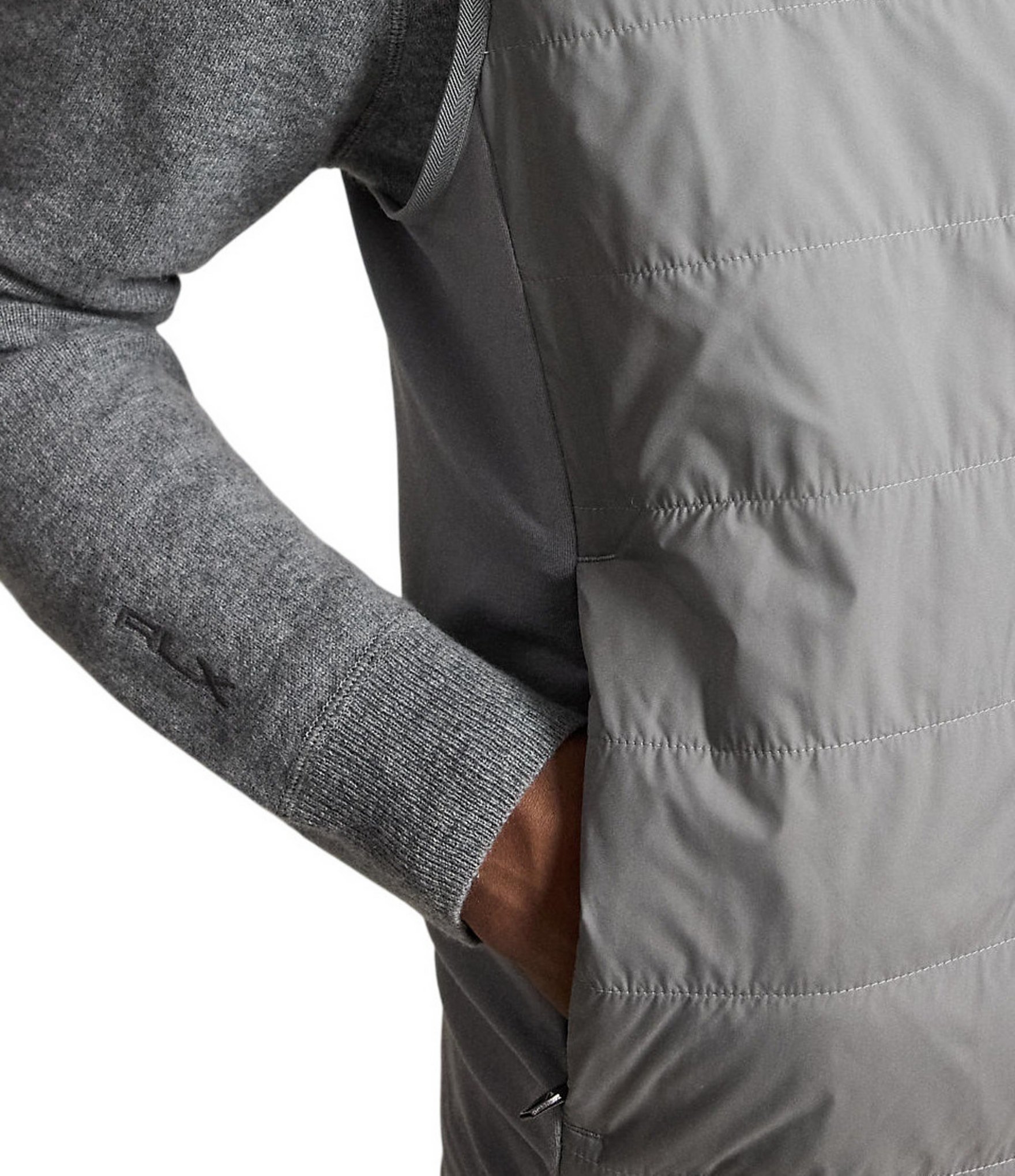 Polo Ralph Lauren RLX Golf Hybrid Full-Zip Wool-Blend Vest