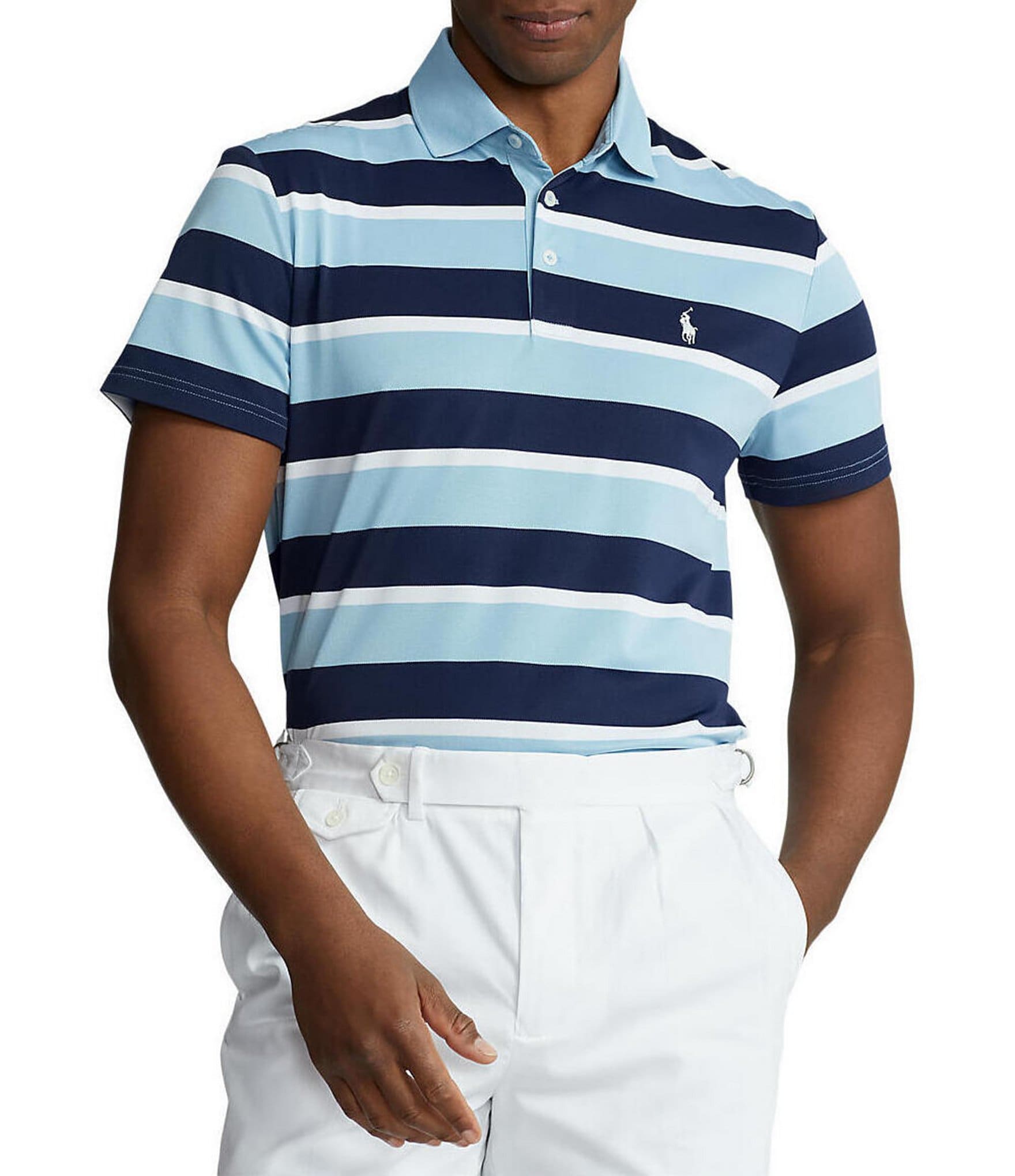 Polo Ralph Lauren RLX Golf Multi-Color Stripe Performance Stretch Short ...
