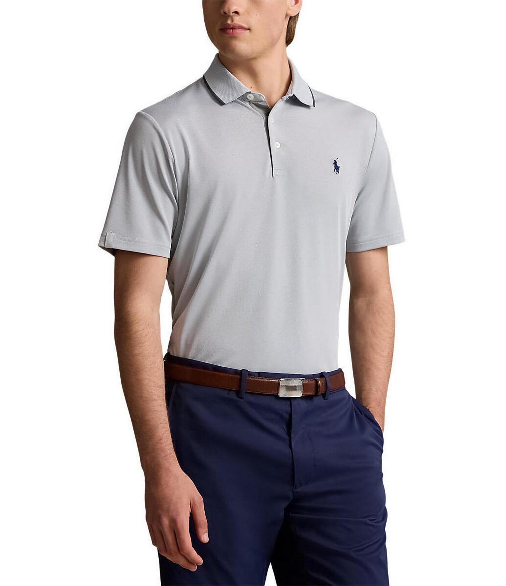 Polo Ralph Lauren RLX Golf Performance Stretch Pique Knit Short Sleeve Polo  Shirt | Dillard's