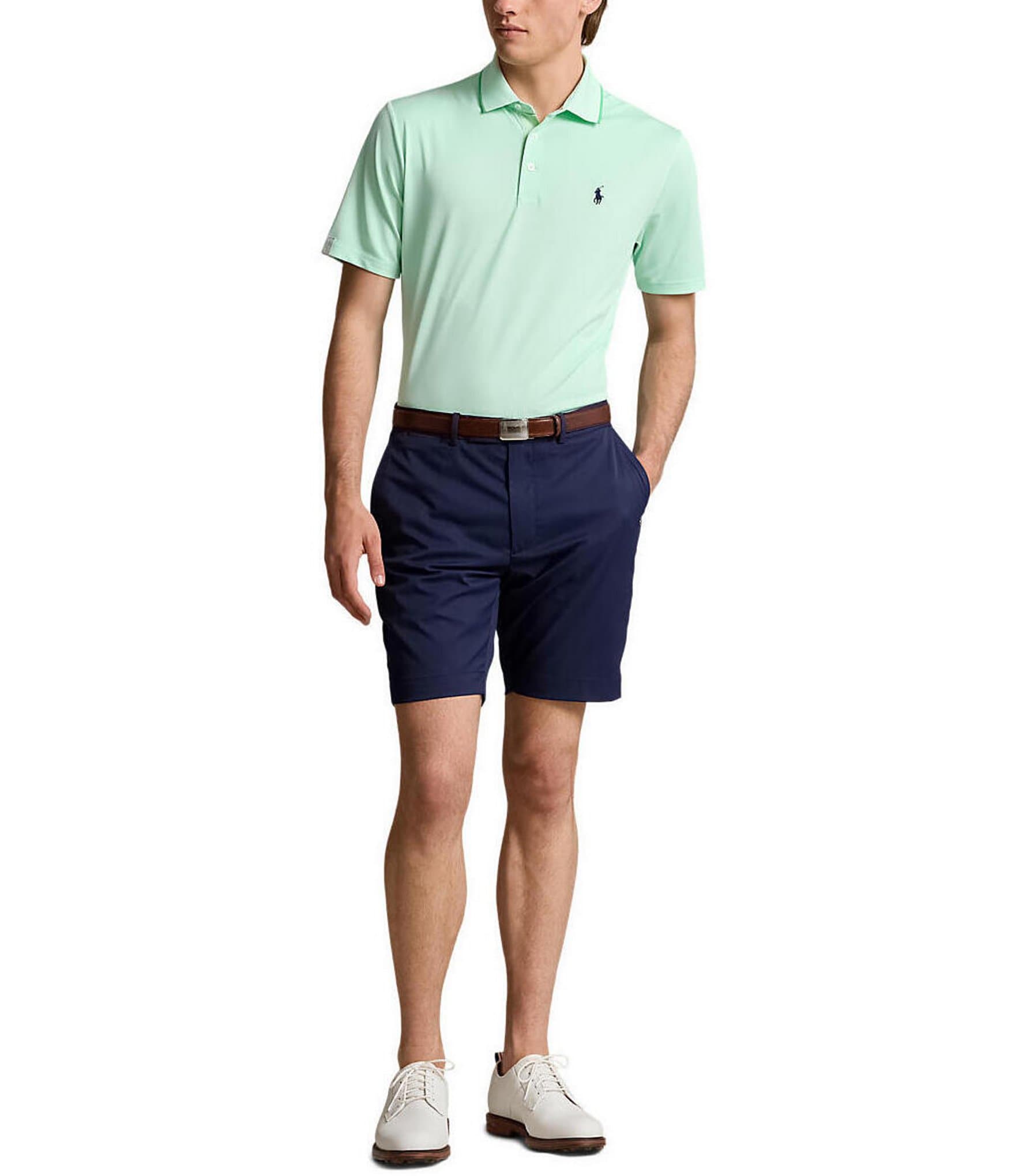 Polo Ralph Lauren RLX Golf Performance Stretch Pique Knit Short Sleeve Polo Shirt