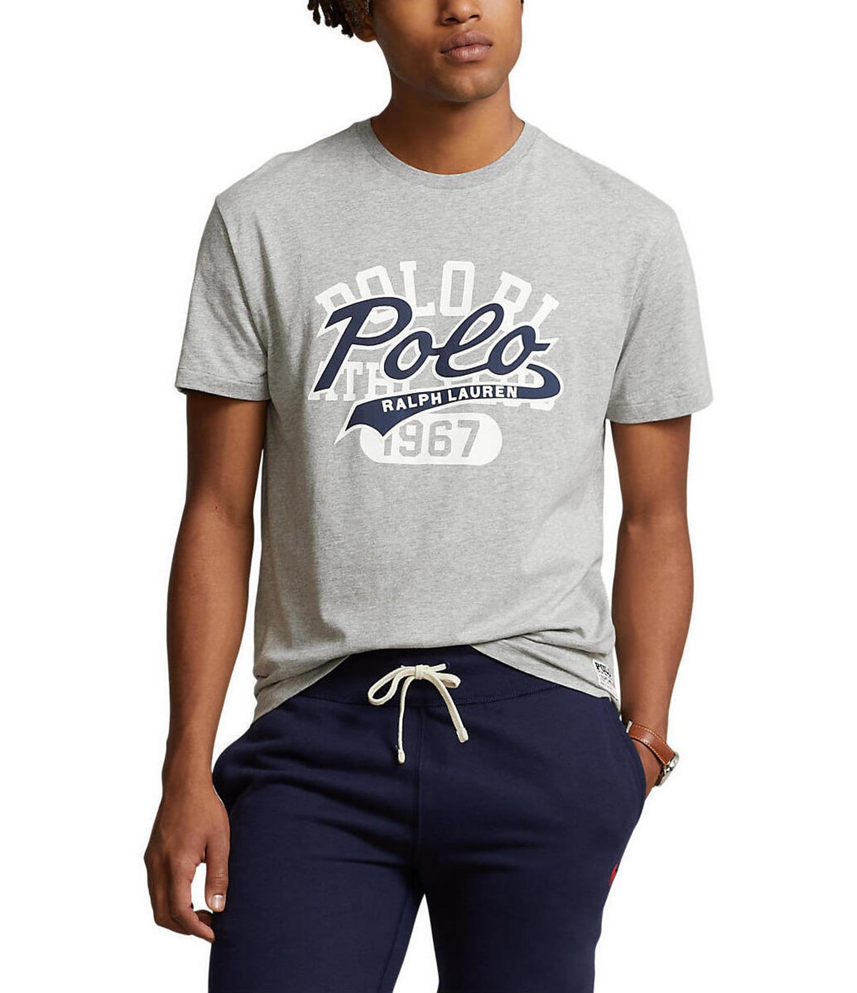 Polo Ralph Lauren Short-Sleeve Classic Fit Stacked-Logo Jersey T-Shirt |  Dillard's