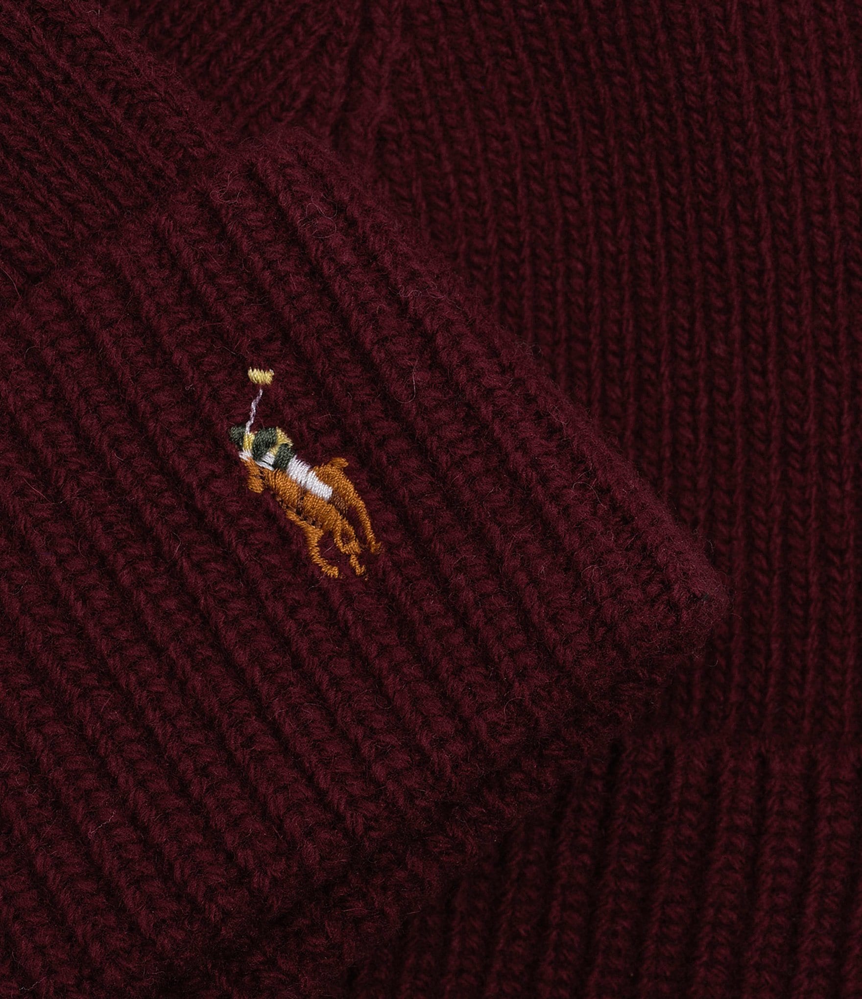 Polo Ralph Lauren Signature Cuff Wool Blend Beanie