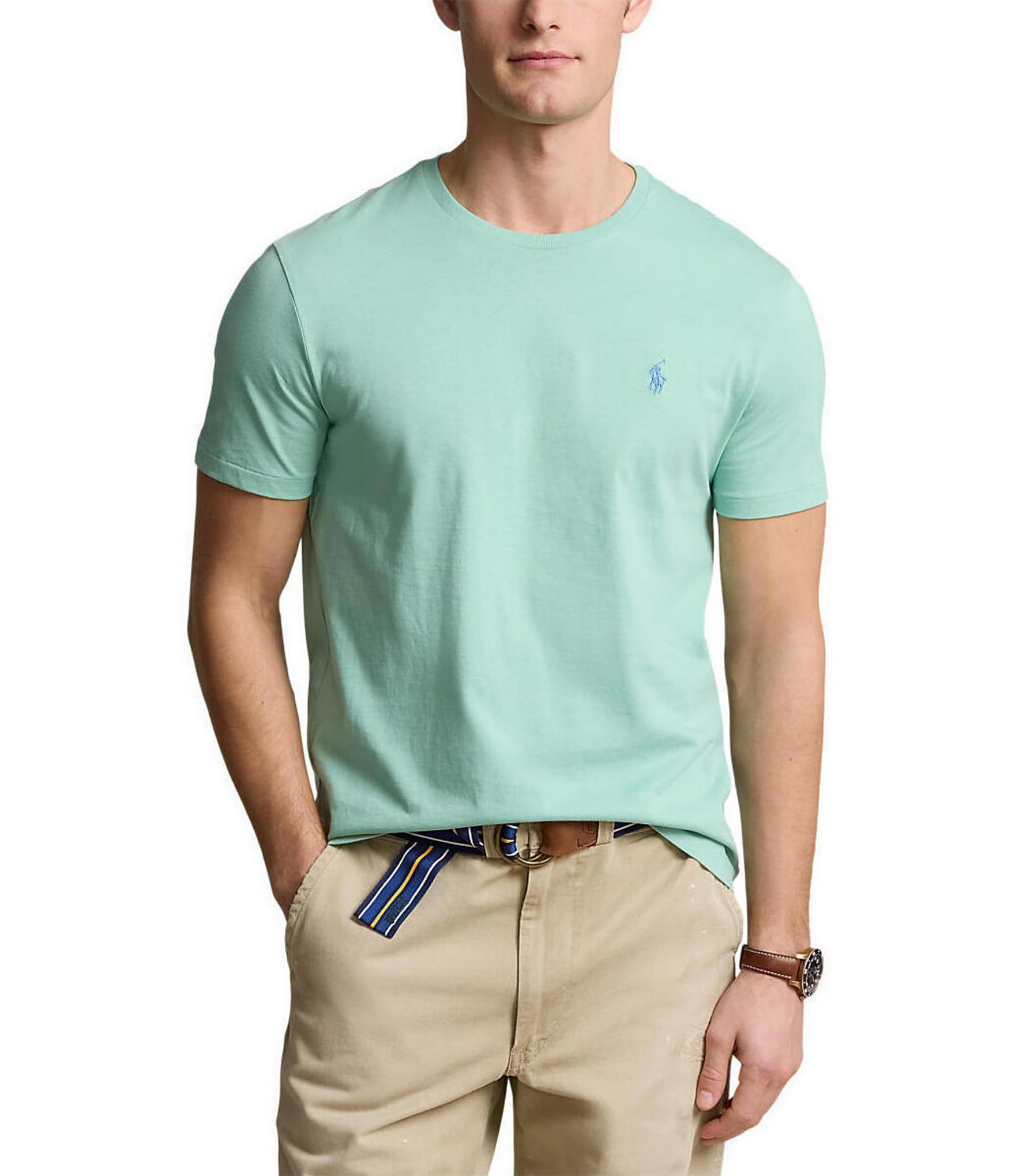Lucky Brand Short Sleeve Venice Burnout Notch Neck Henley T-Shirt