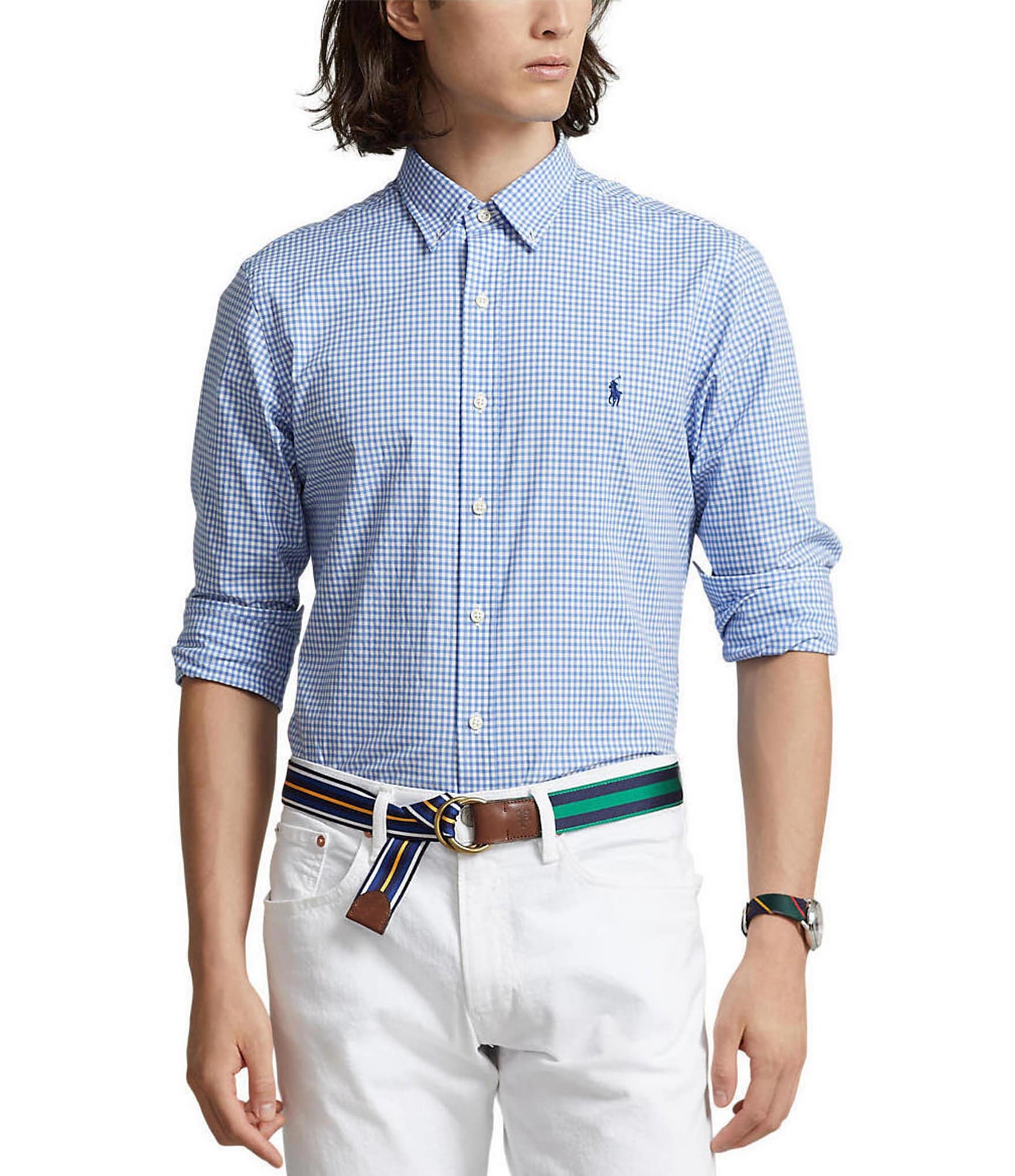 Polo Ralph Lauren Men's Classic-Fit Check Poplin Shirt