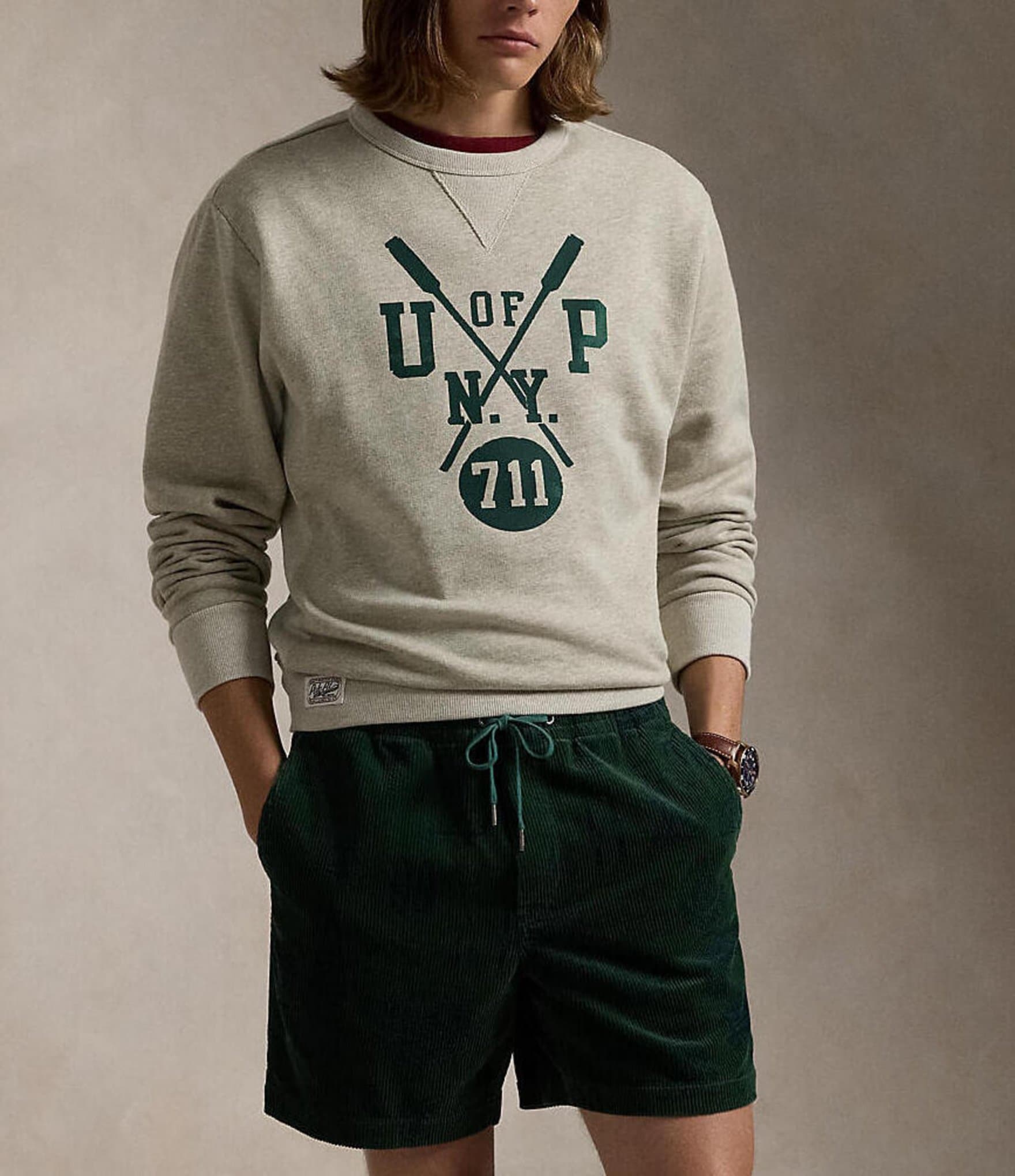 Polo Ralph Lauren Slub Fleece Graphic Sweatshirt