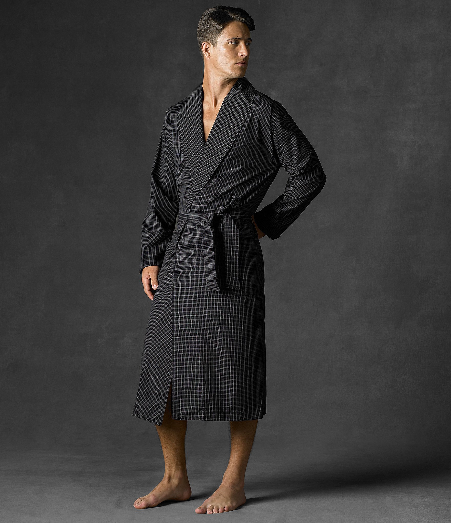 ralph lauren cotton robe