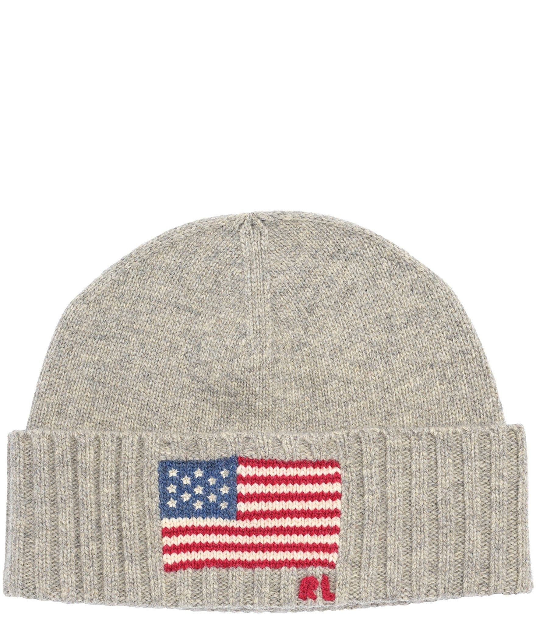 Polo Ralph Lauren Solid American Flag Wool-Rich Beanie