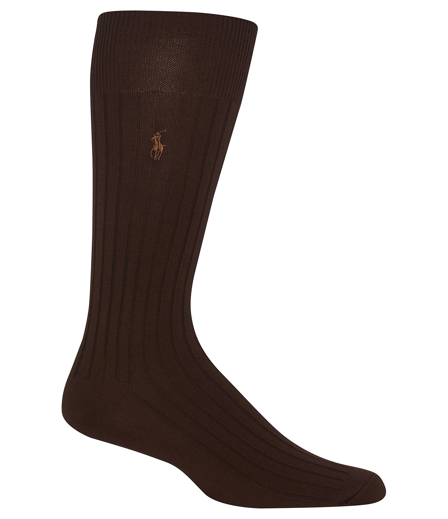 Polo Ralph Lauren Solid Cotton Rib Crew Socks