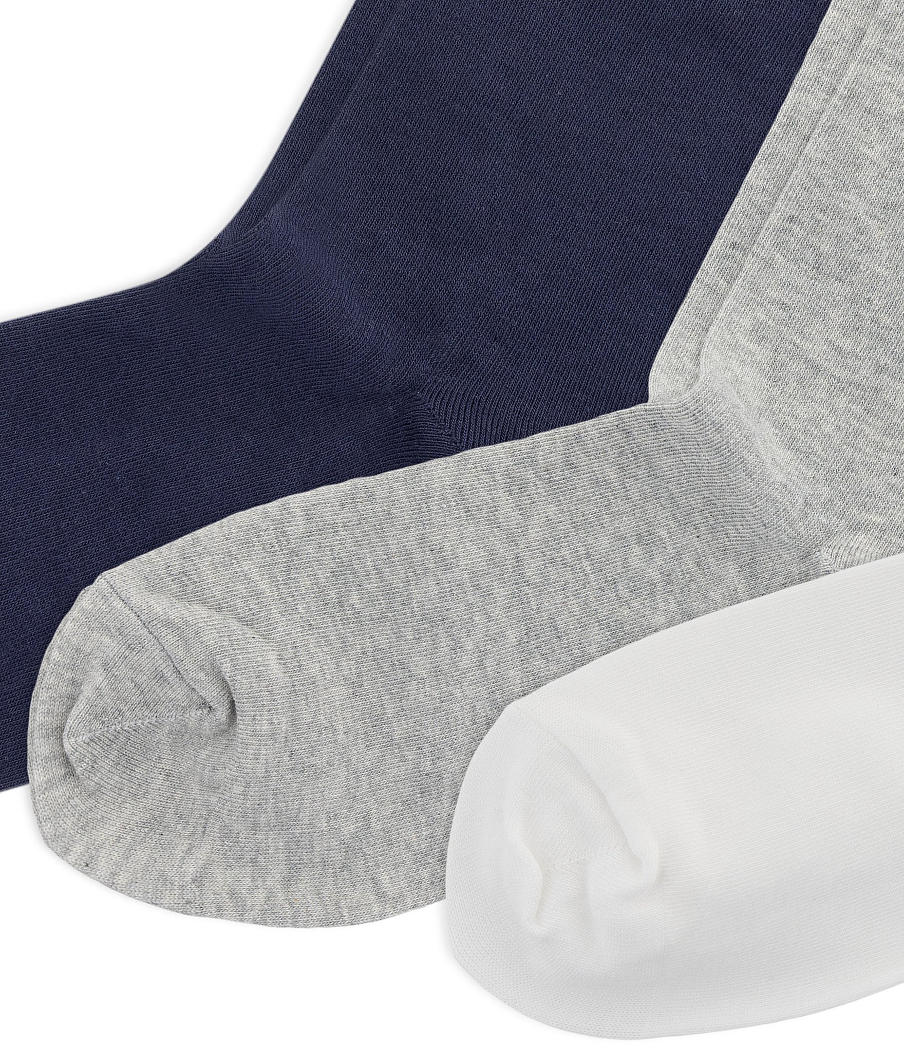 Polo Ralph Lauren Solid Crew Socks, 3 Pack