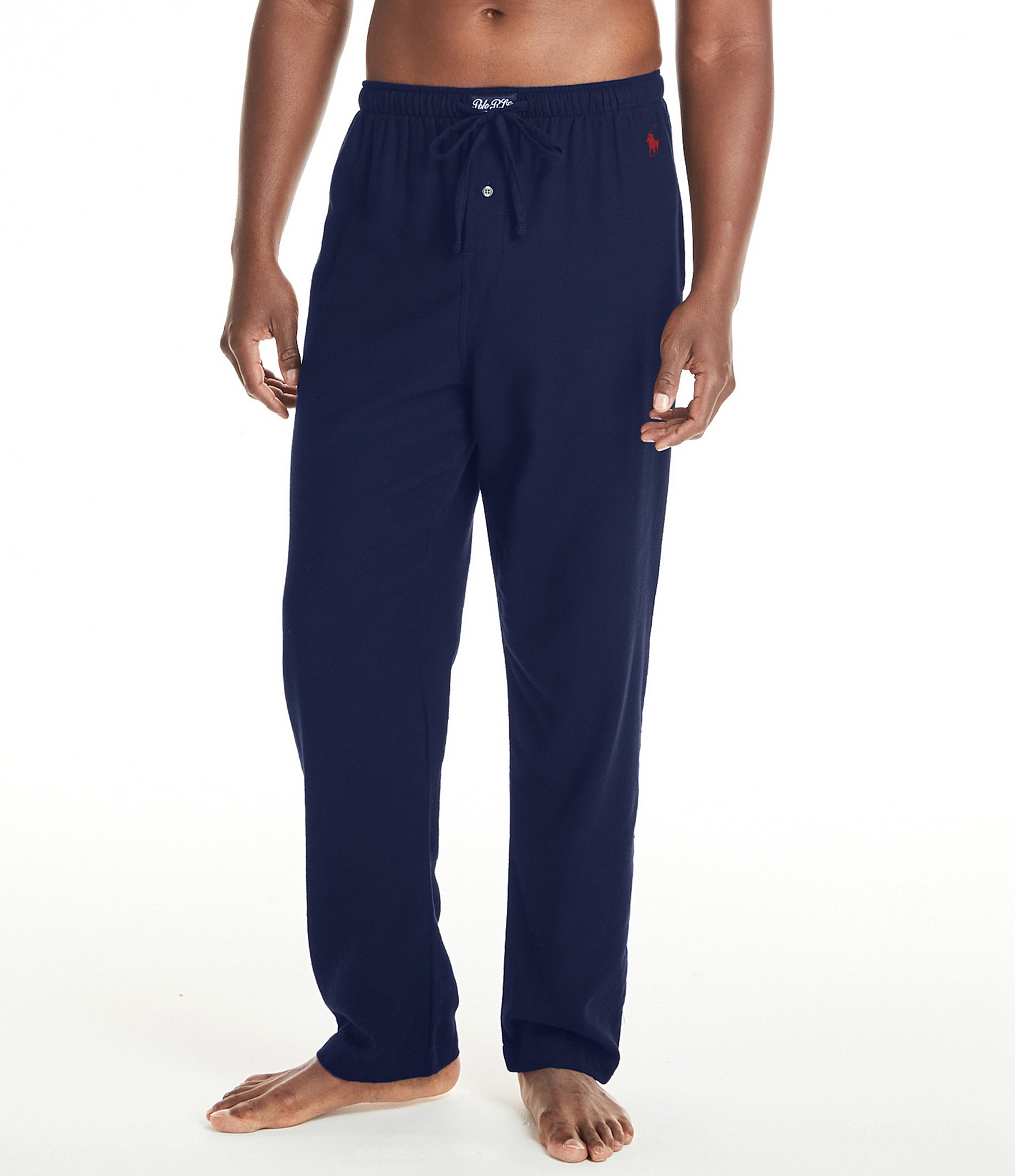 Polo Ralph Lauren Solid Flannel Pajama Pants | Dillard's
