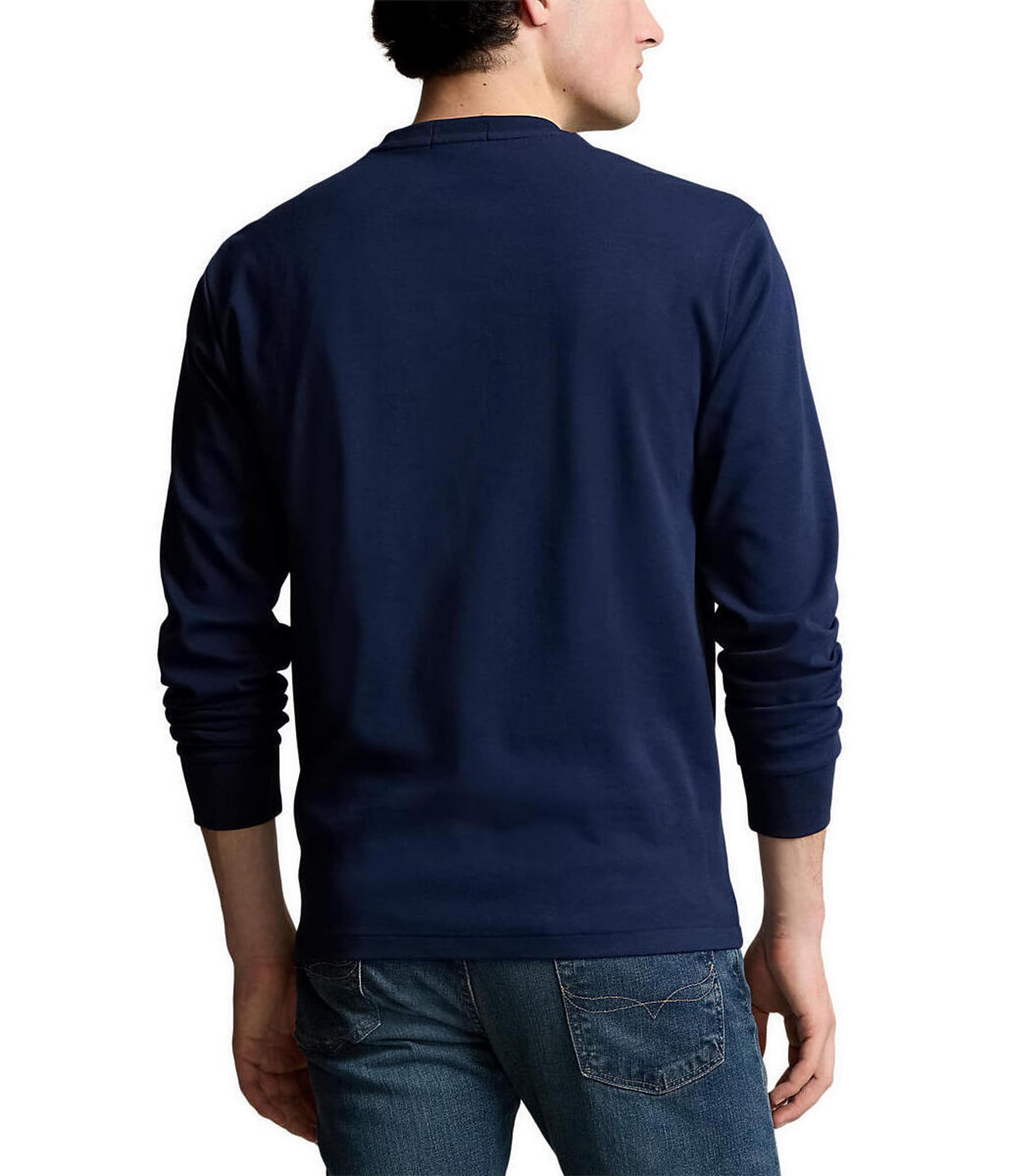 Polo Ralph Lauren Classic-Fit Soft Cotton Long Sleeve T-Shirt