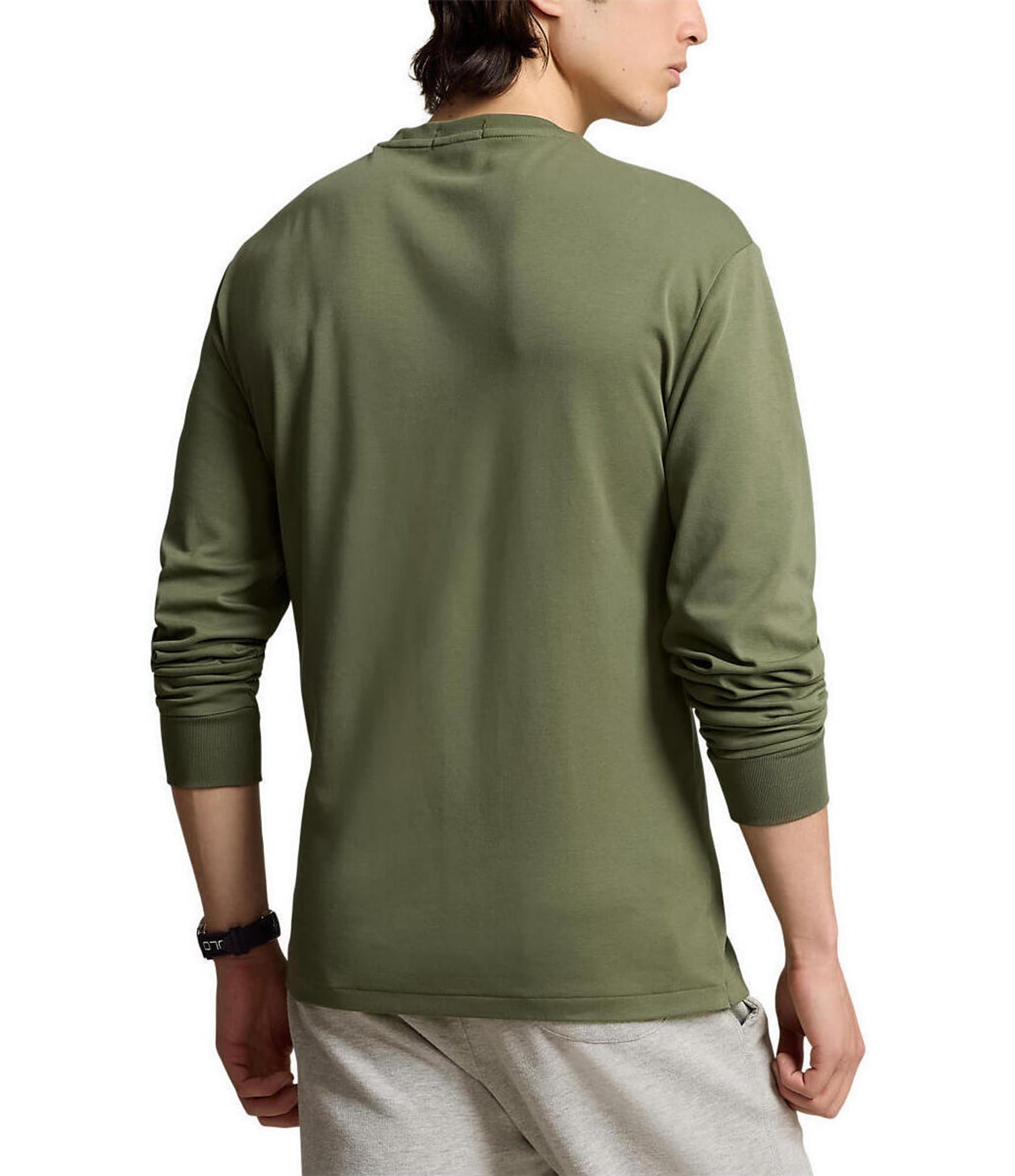 Polo Ralph Lauren Classic-Fit Soft Cotton Long Sleeve T-Shirt