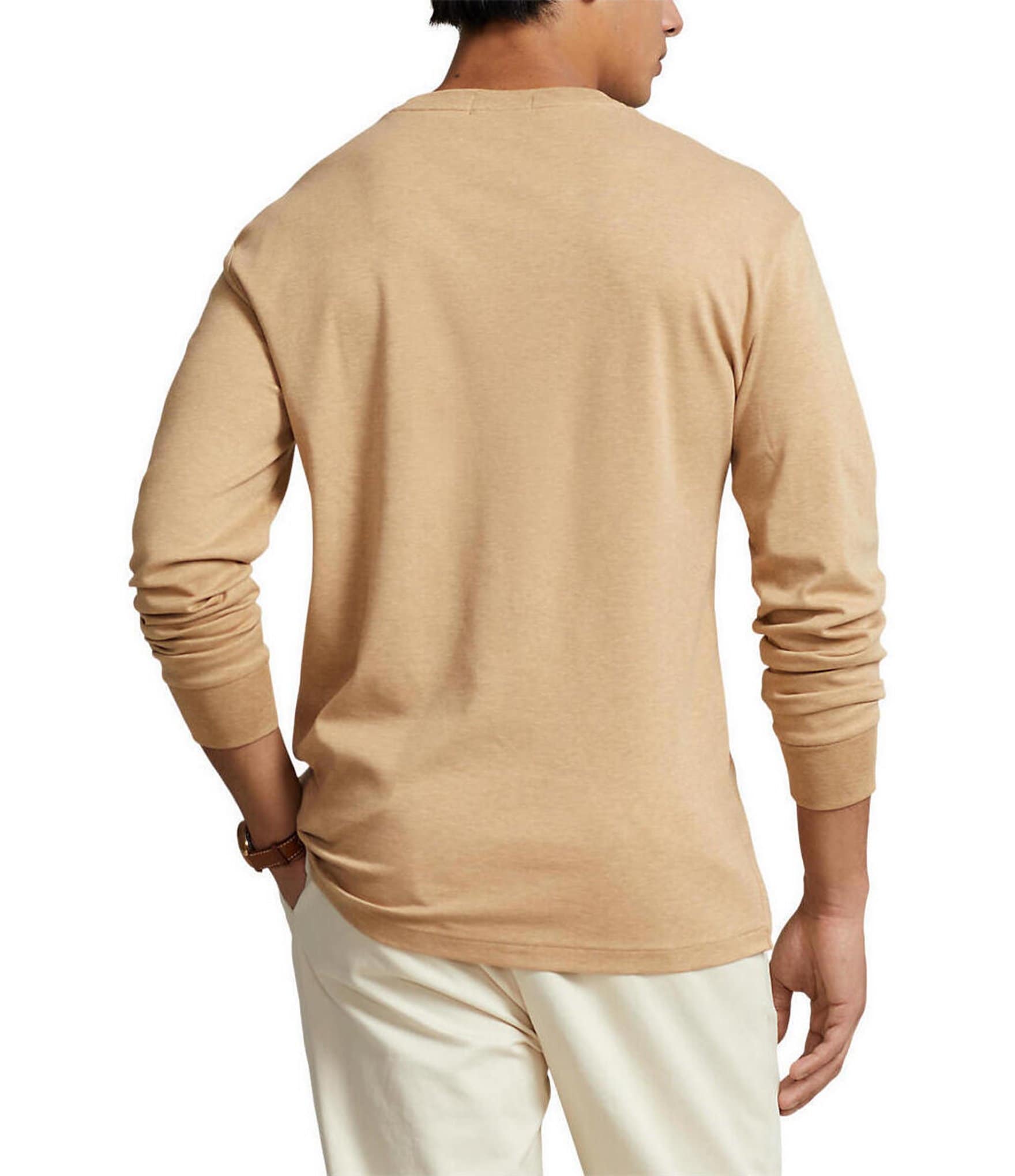 Polo Ralph Lauren Classic-Fit Soft Cotton Long Sleeve T-Shirt