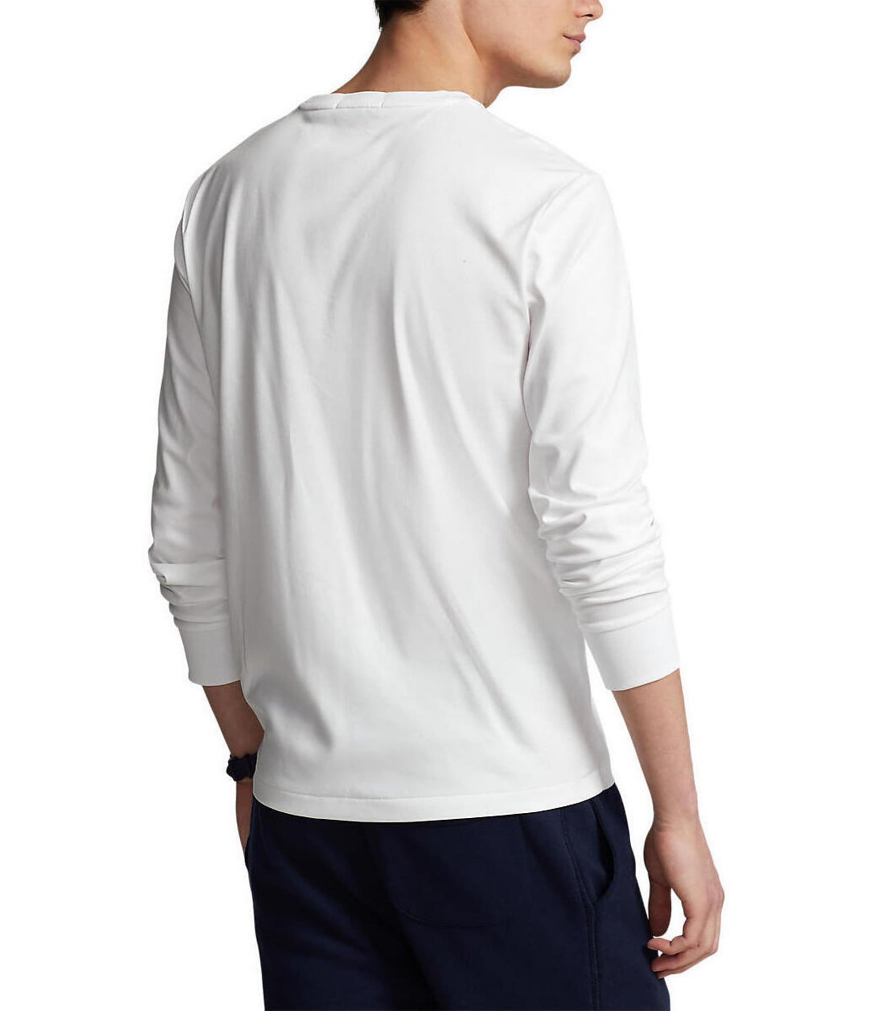 Polo Ralph Lauren Classic-Fit Soft Cotton Long Sleeve T-Shirt