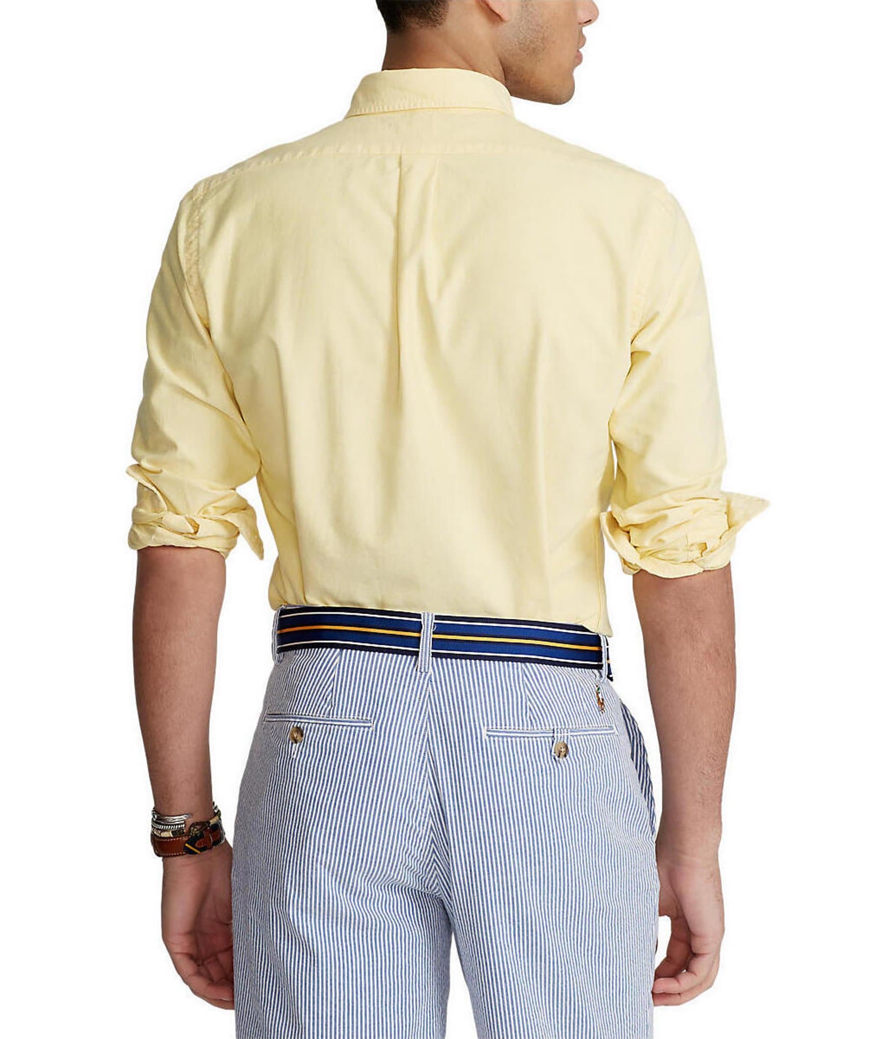 Polo Ralph Lauren Solid Oxford Long-Sleeve Woven Shirt