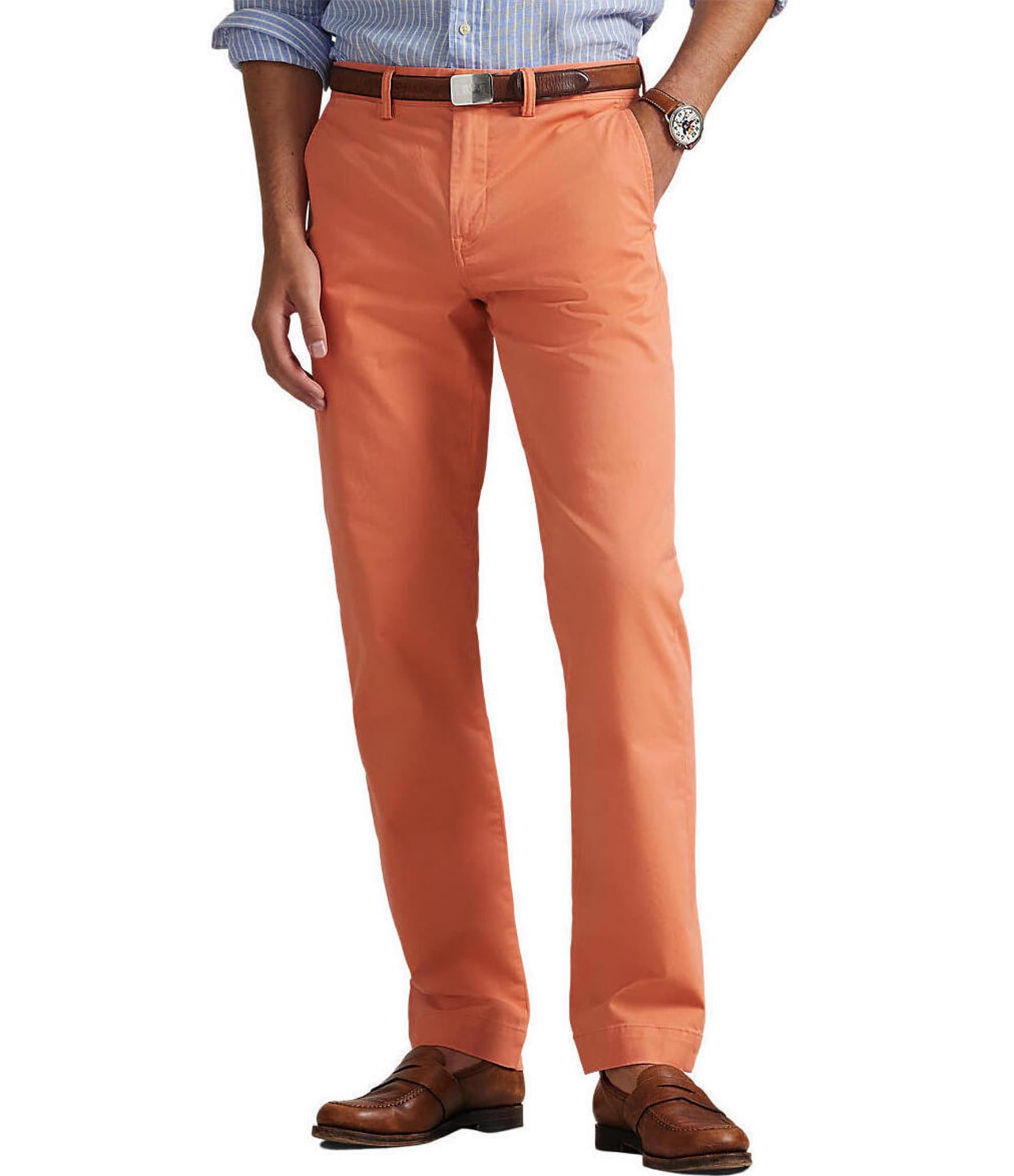 burnt orange dress pants mens Burnt Orange Linen Trouser