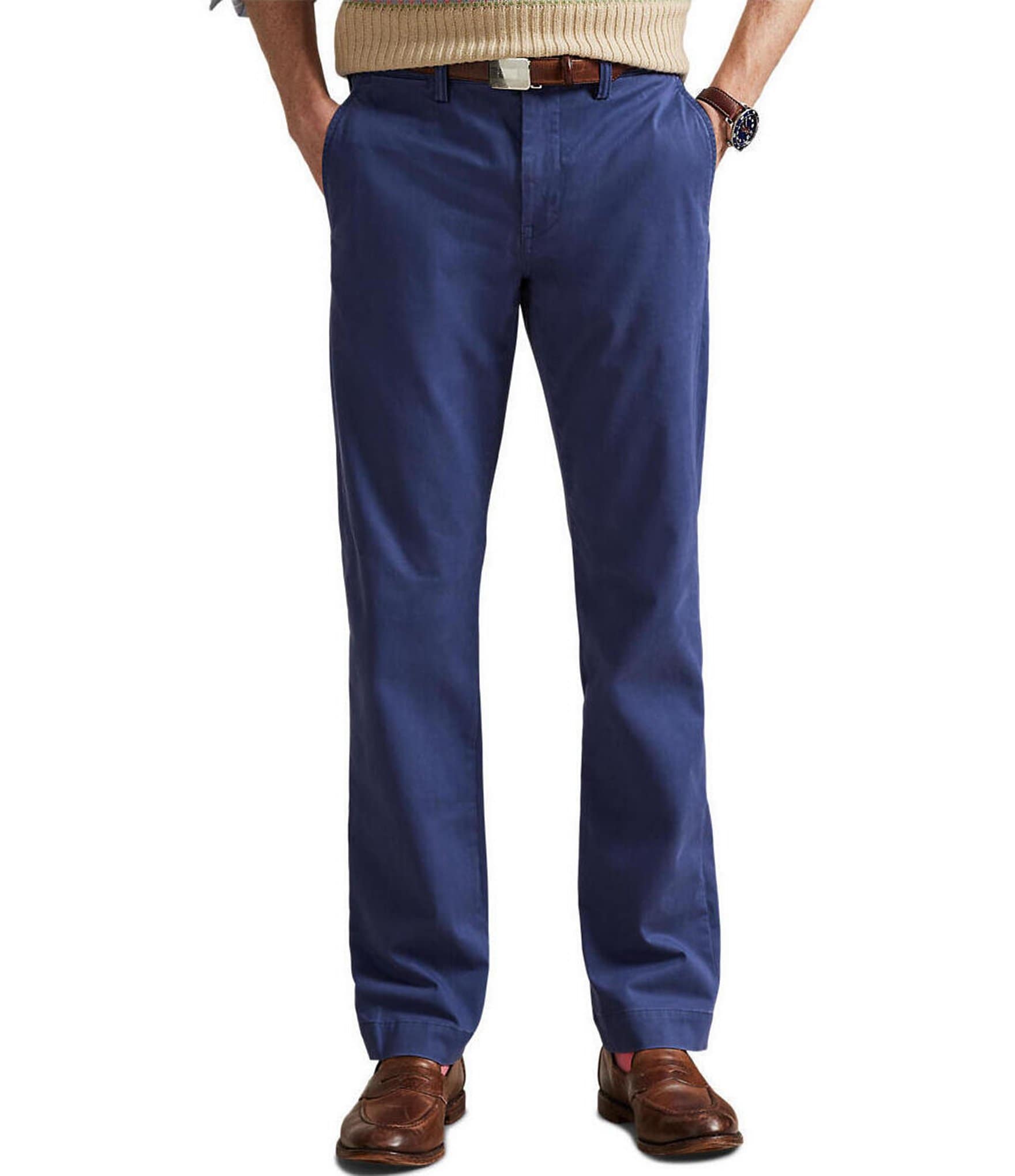 Polo Ralph Lauren Straight Fit Flat Front Stretch Twill Chino Pants